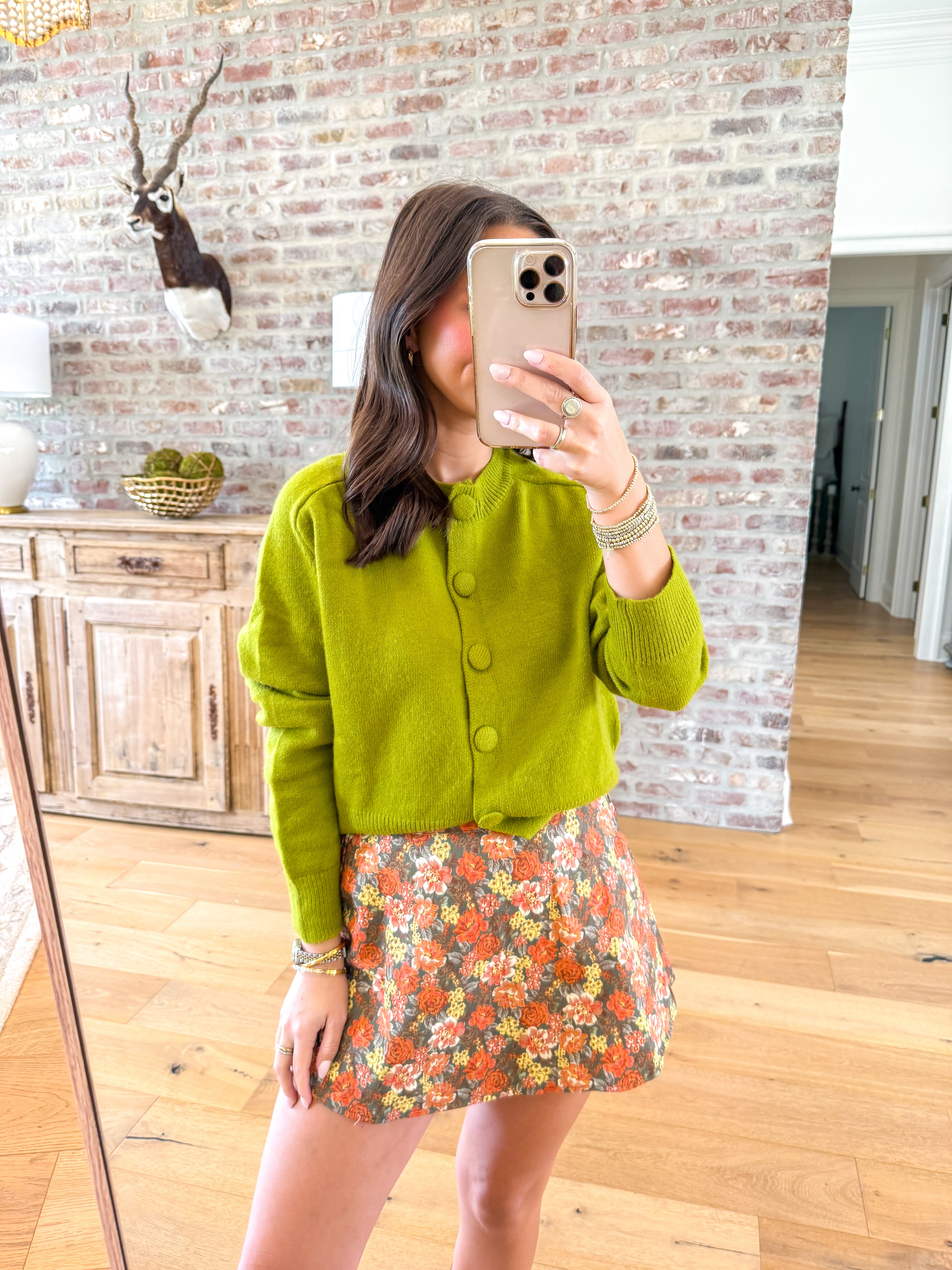 Hena Floral Mini Skort