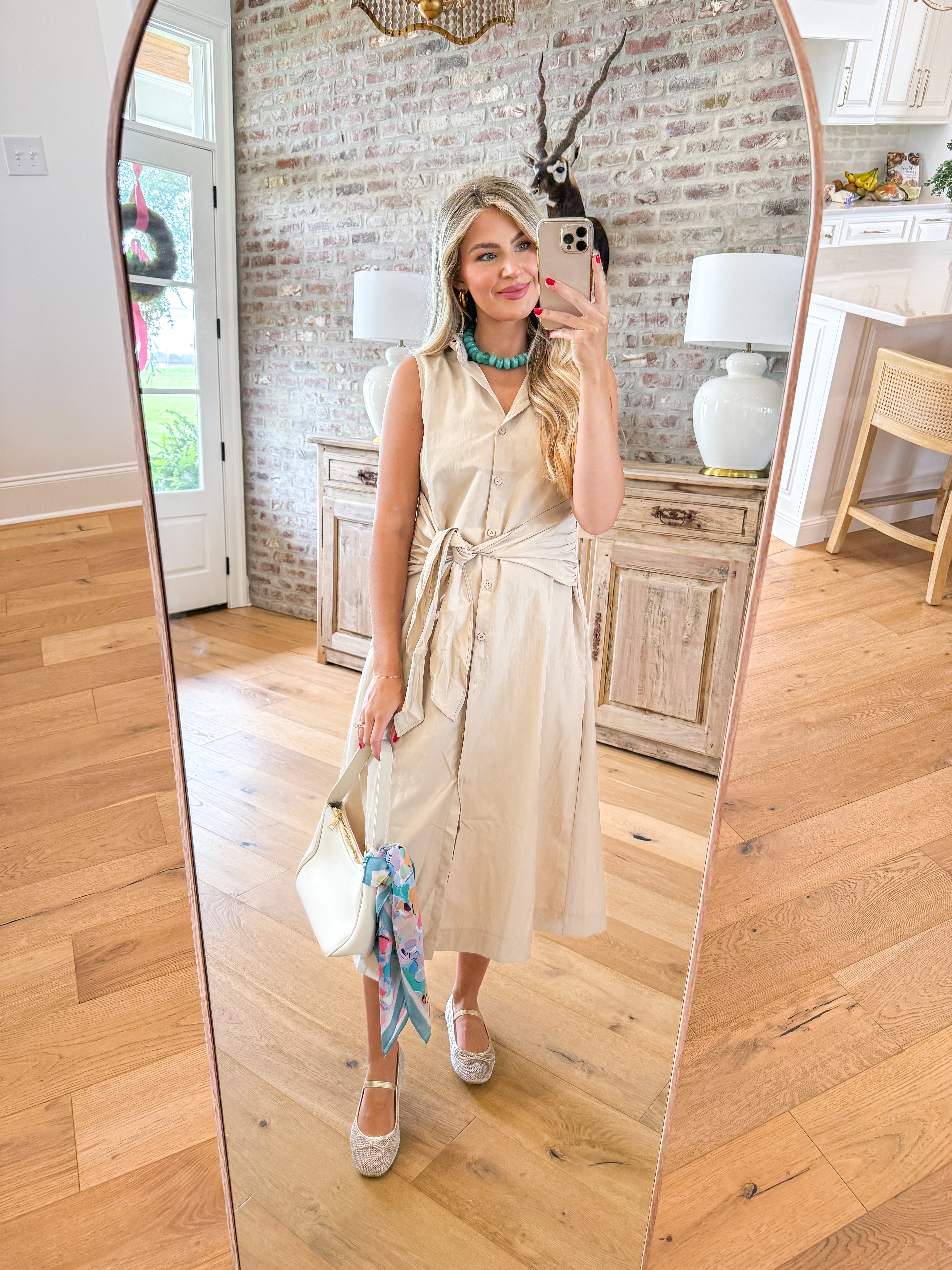 Bailee Taupe Midi