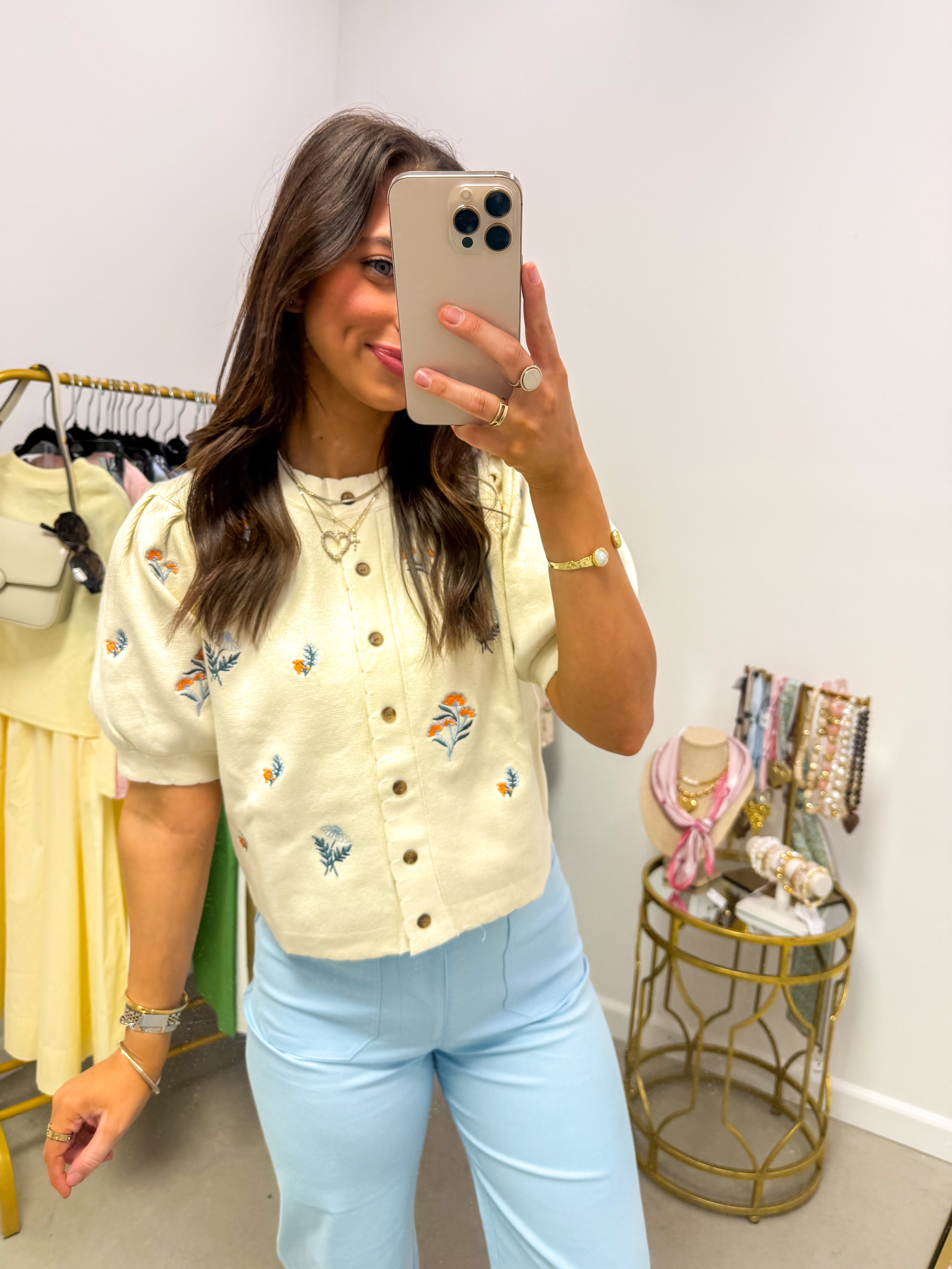 Hallie Floral Dream Sweater Top