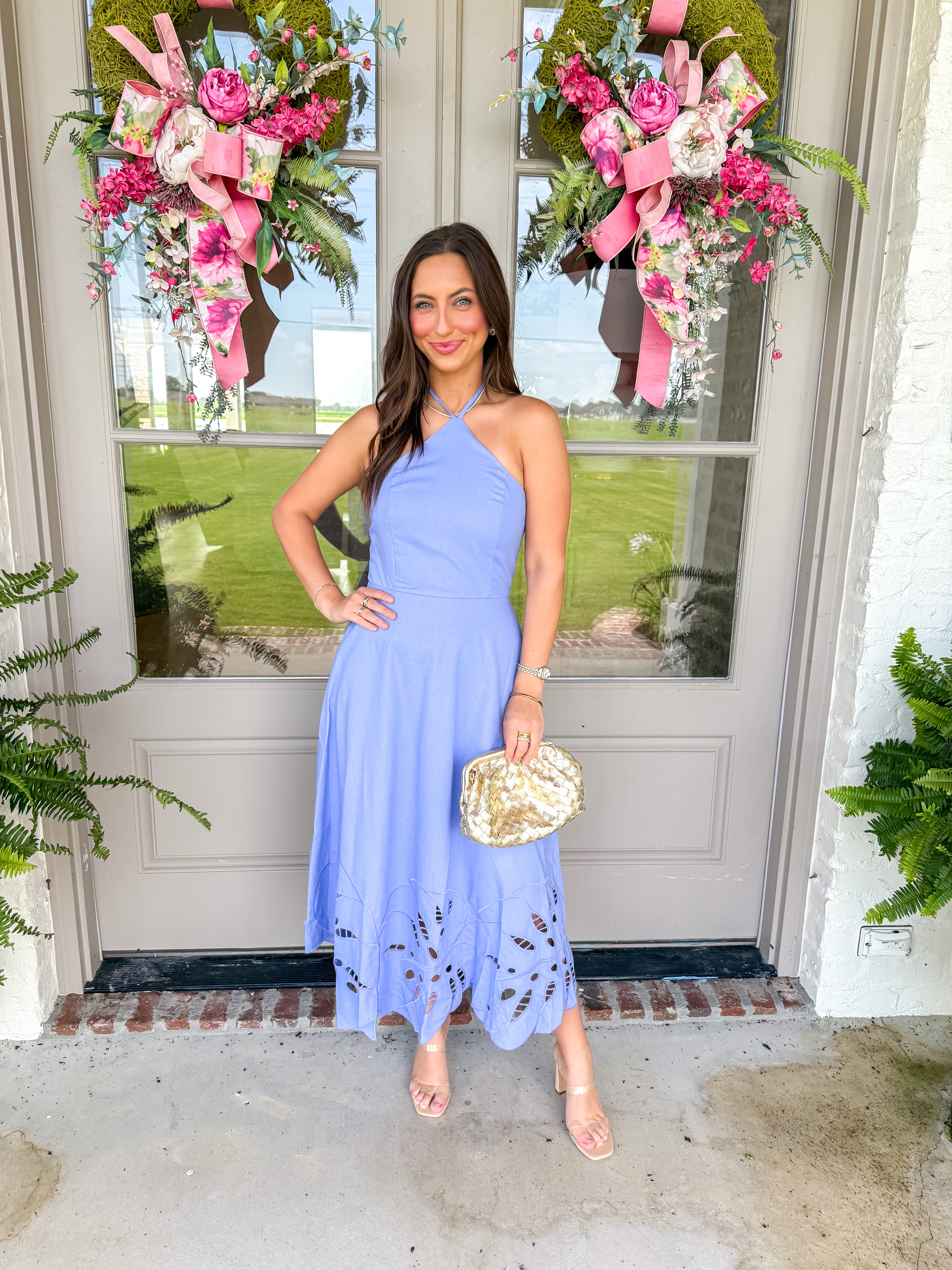Island Escape Blue Midi