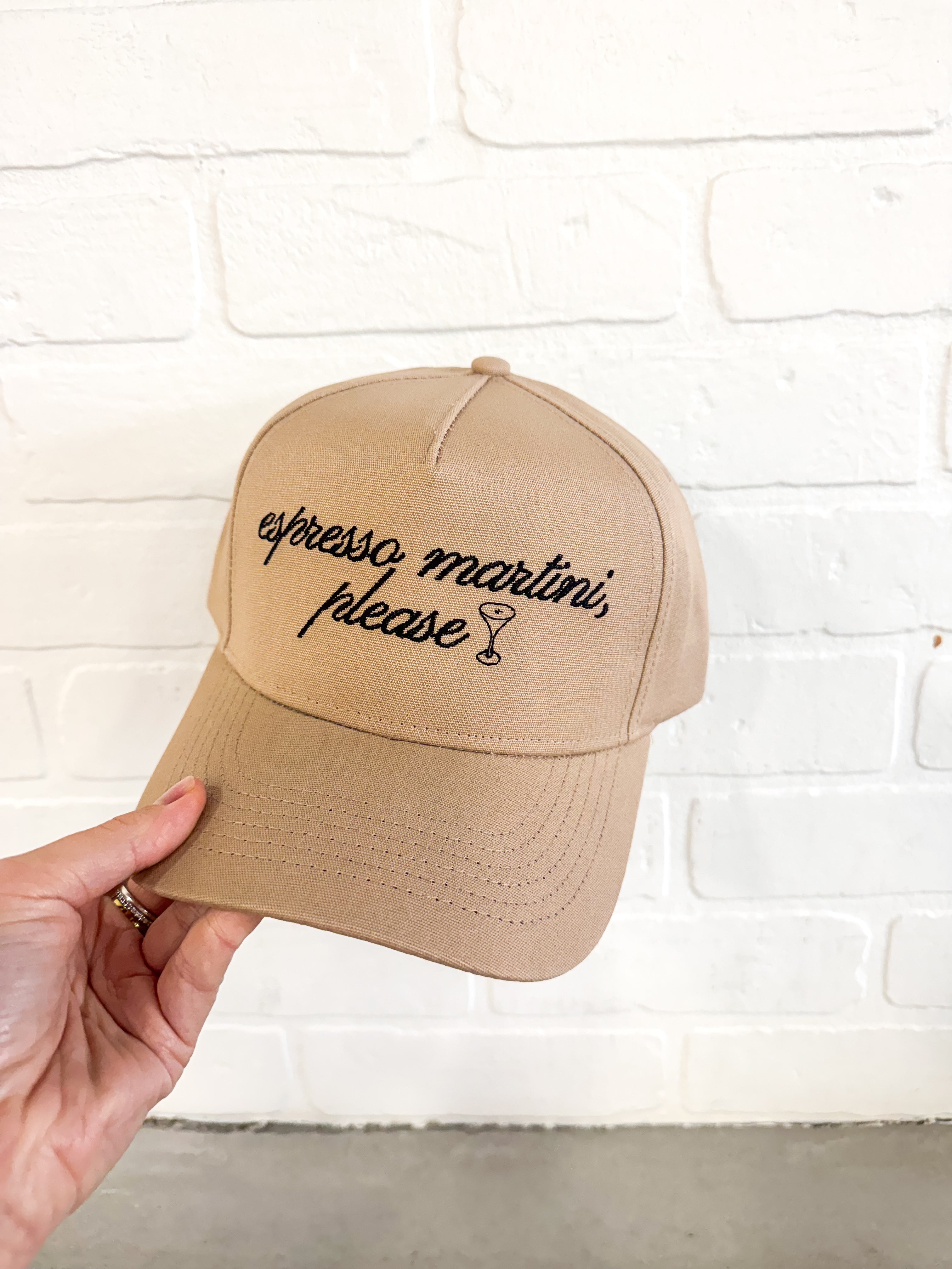 Espresso Martini Please Embroidered Hat