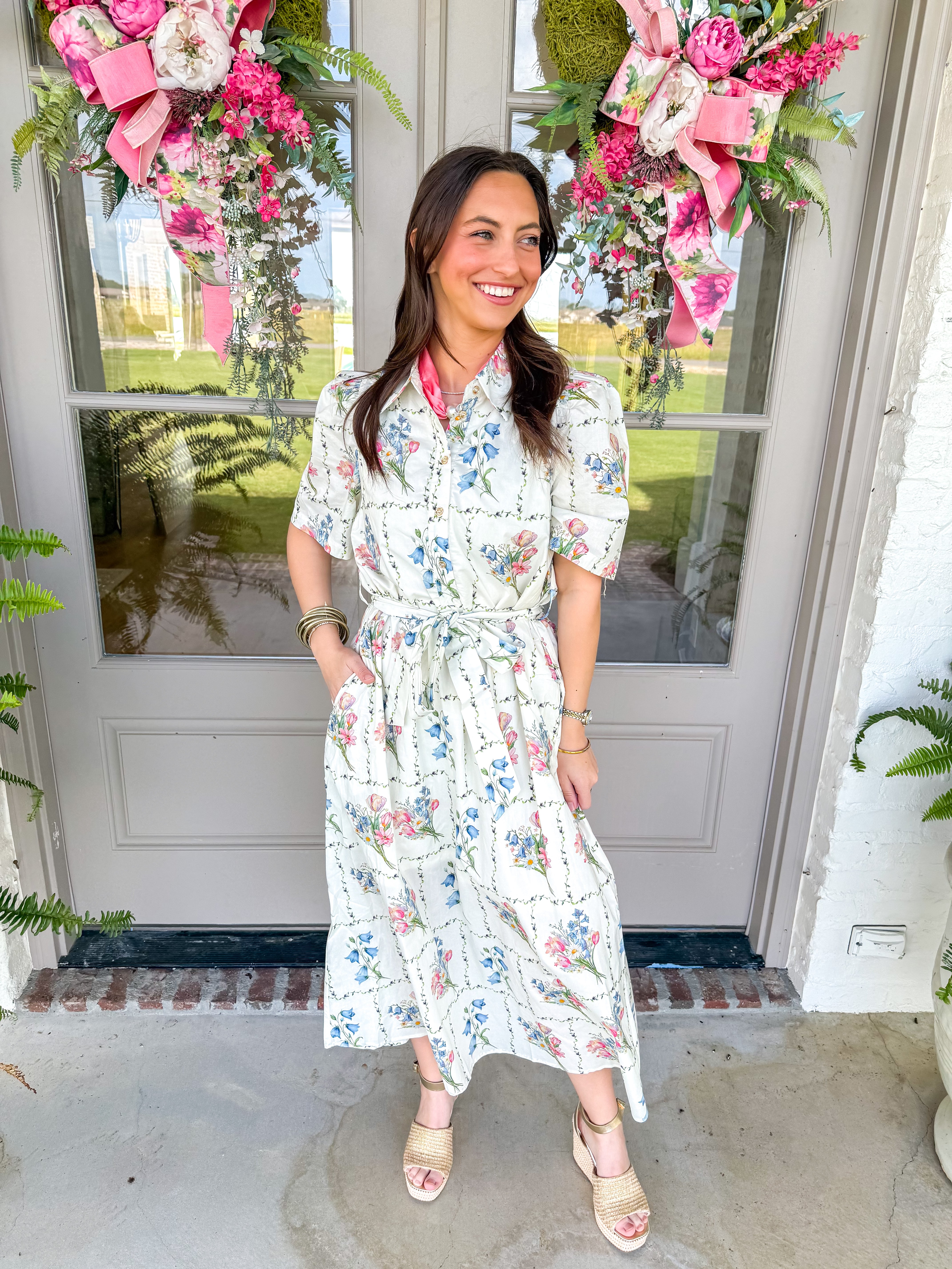 Garden Society Midi Dress