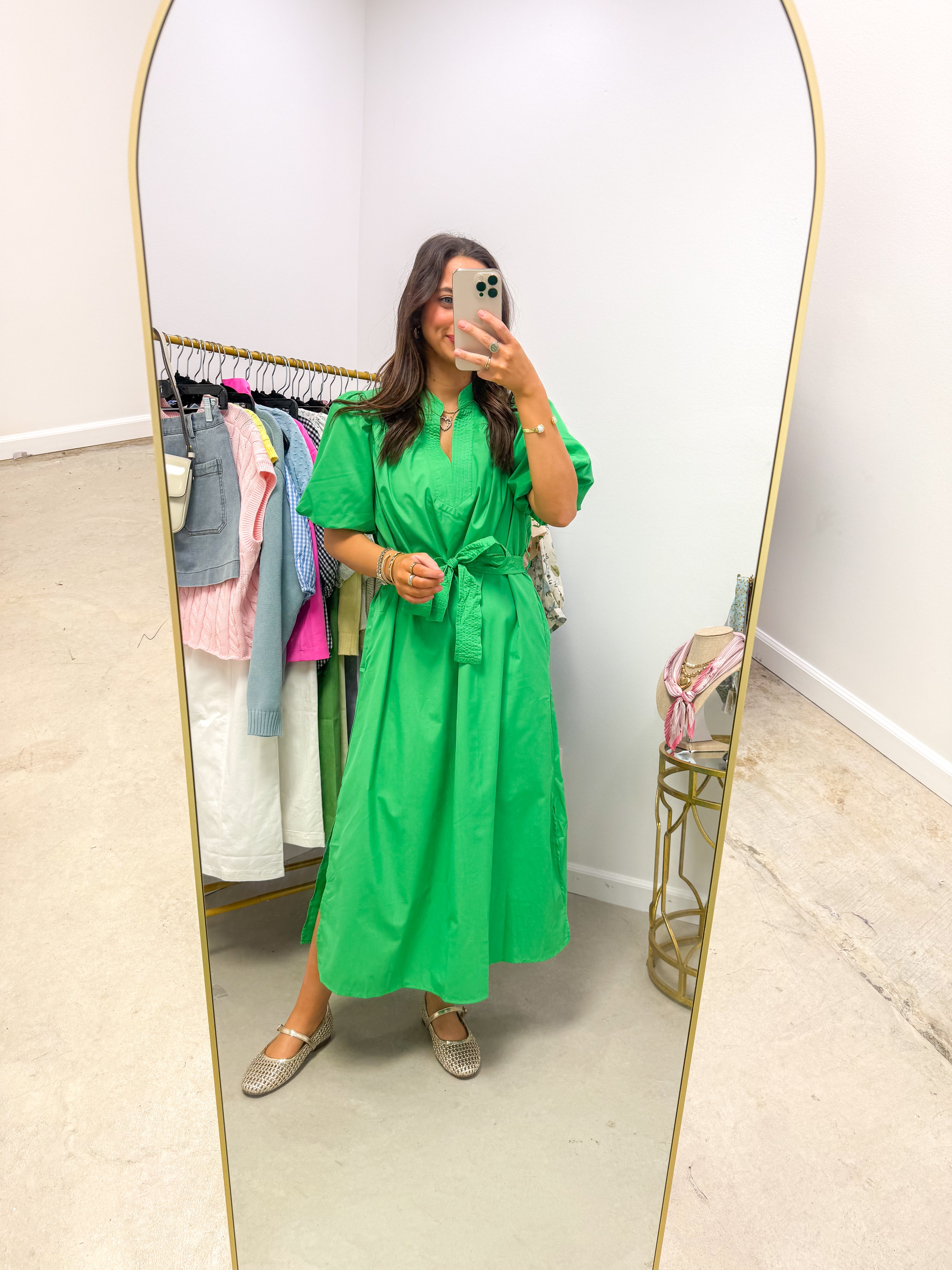 Sweet Ella Mae Green Midi