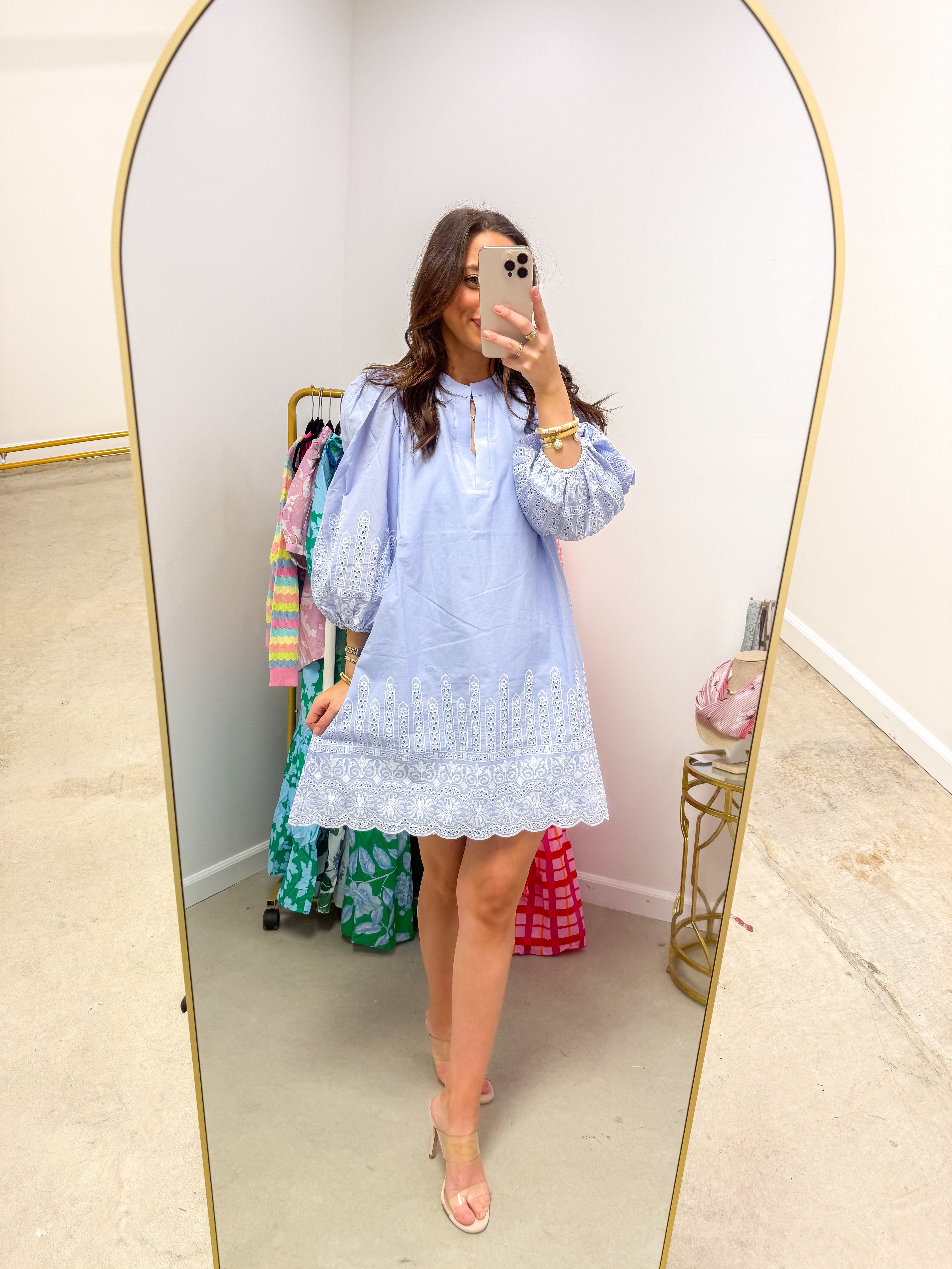 Karlee Eyelet Victoria Shift Mini