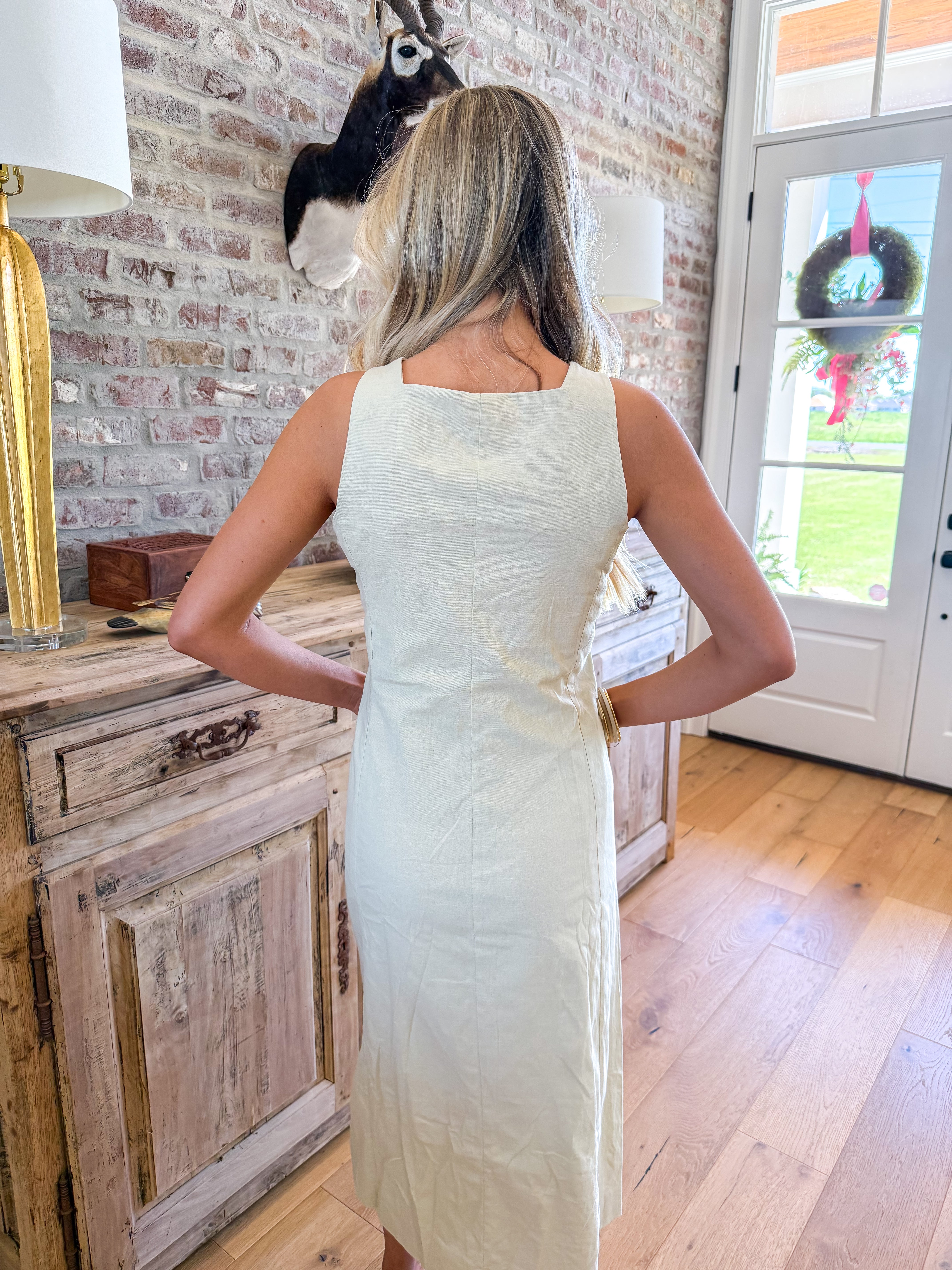 Taupe Dreams Midi Dress