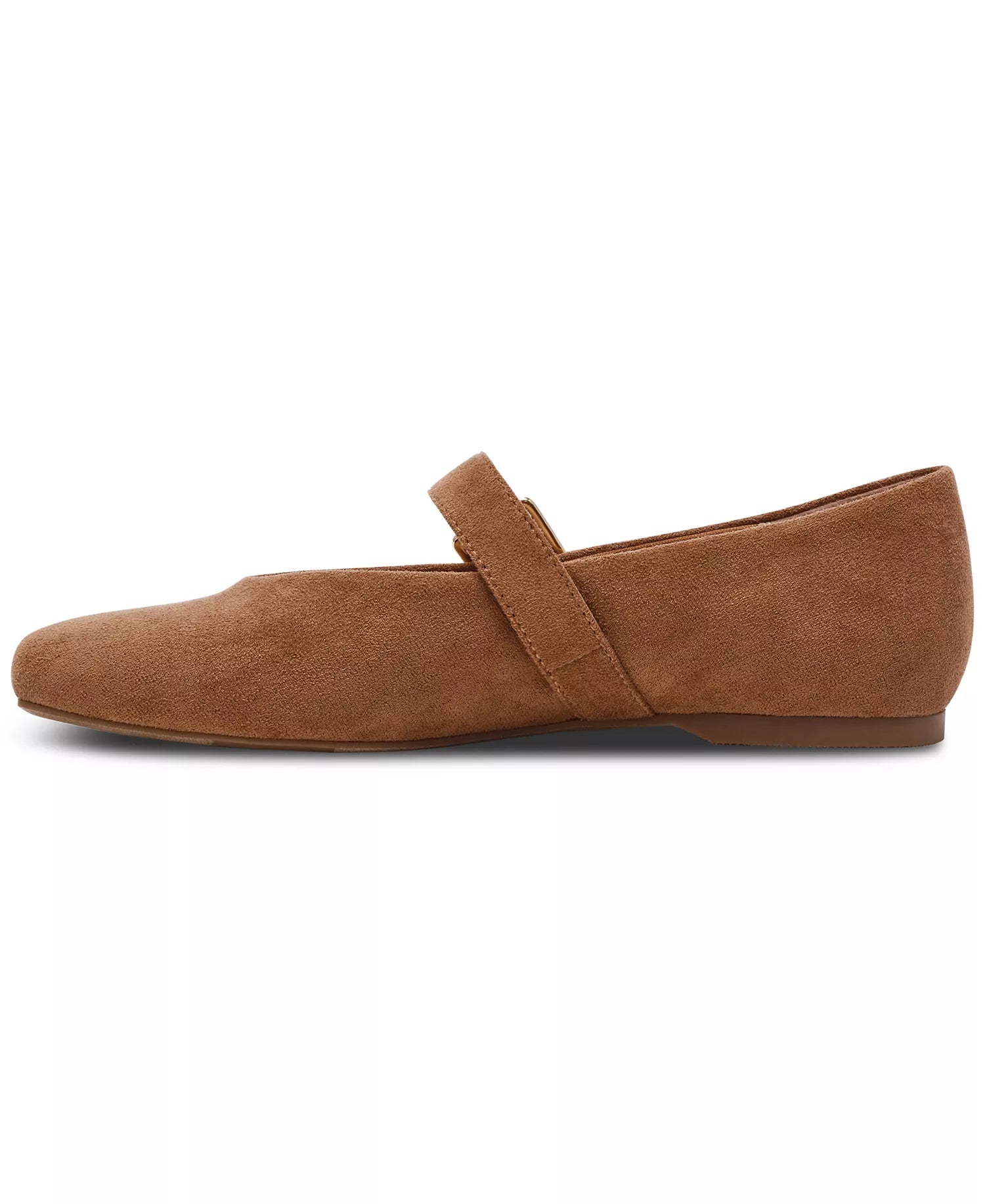 Mulaney Tan Faux Suede Ballet Flats