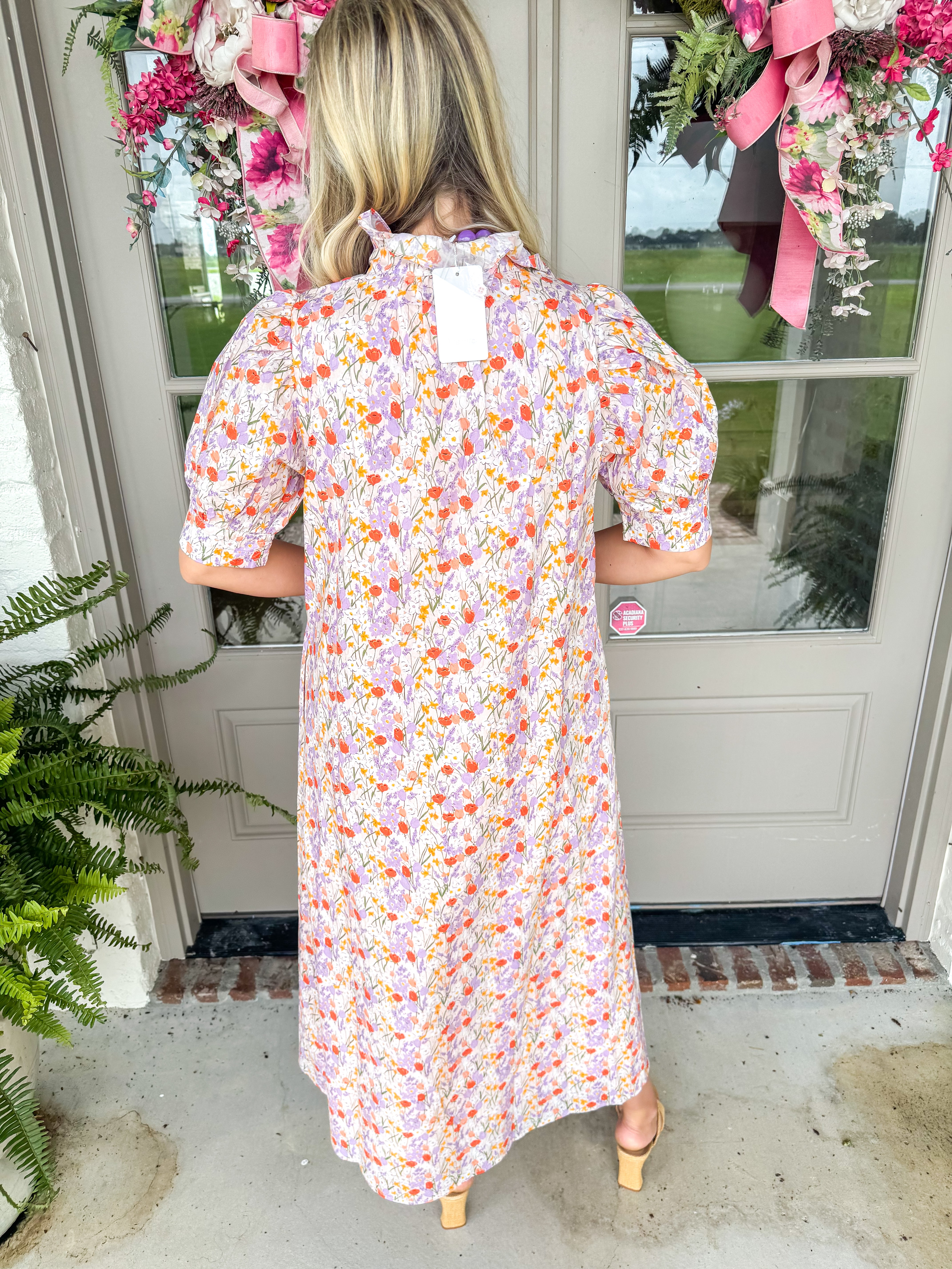 Meadow Song Lavendar Floral Maxi