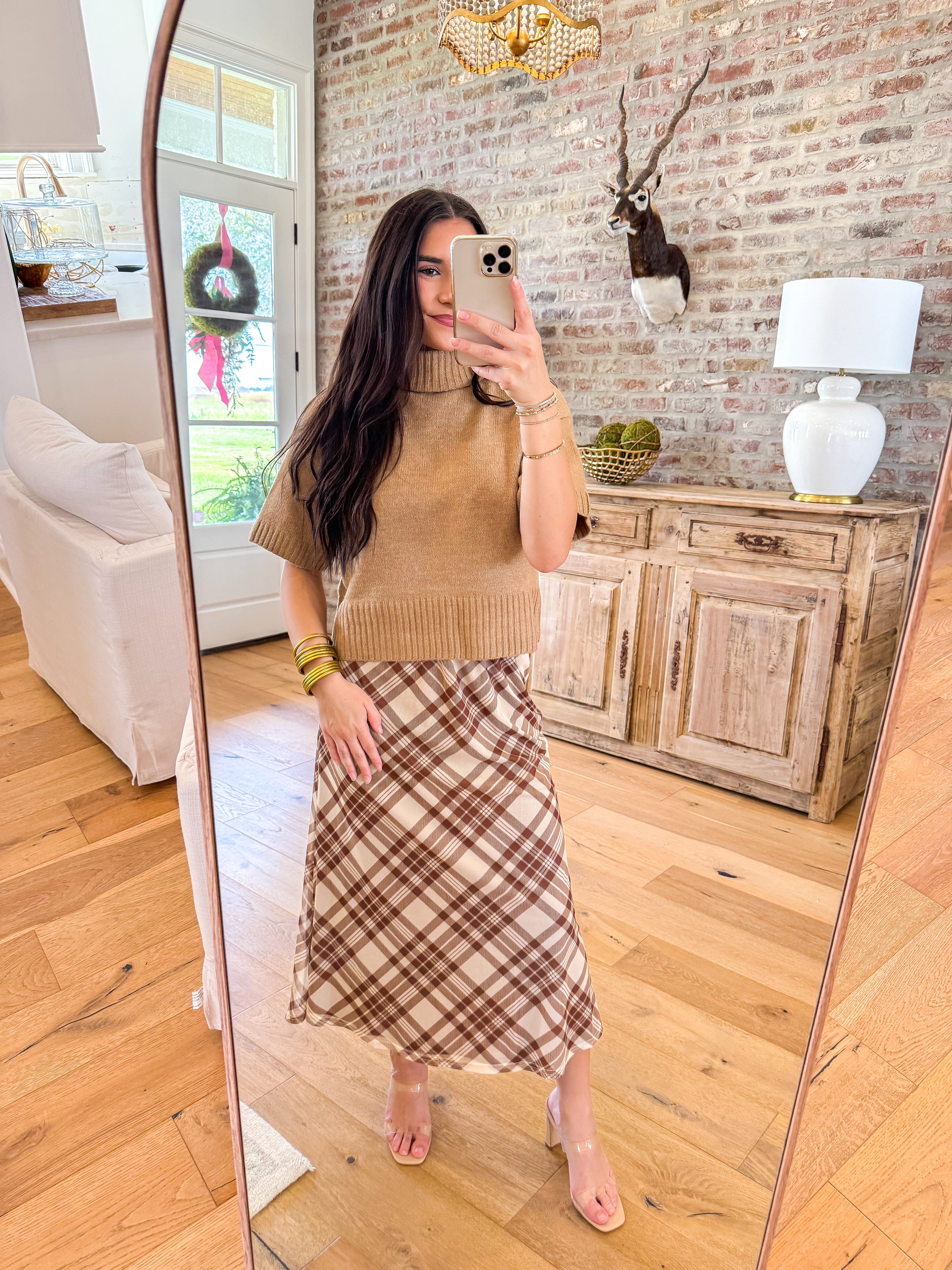 The Camel Cozy Turtleneck