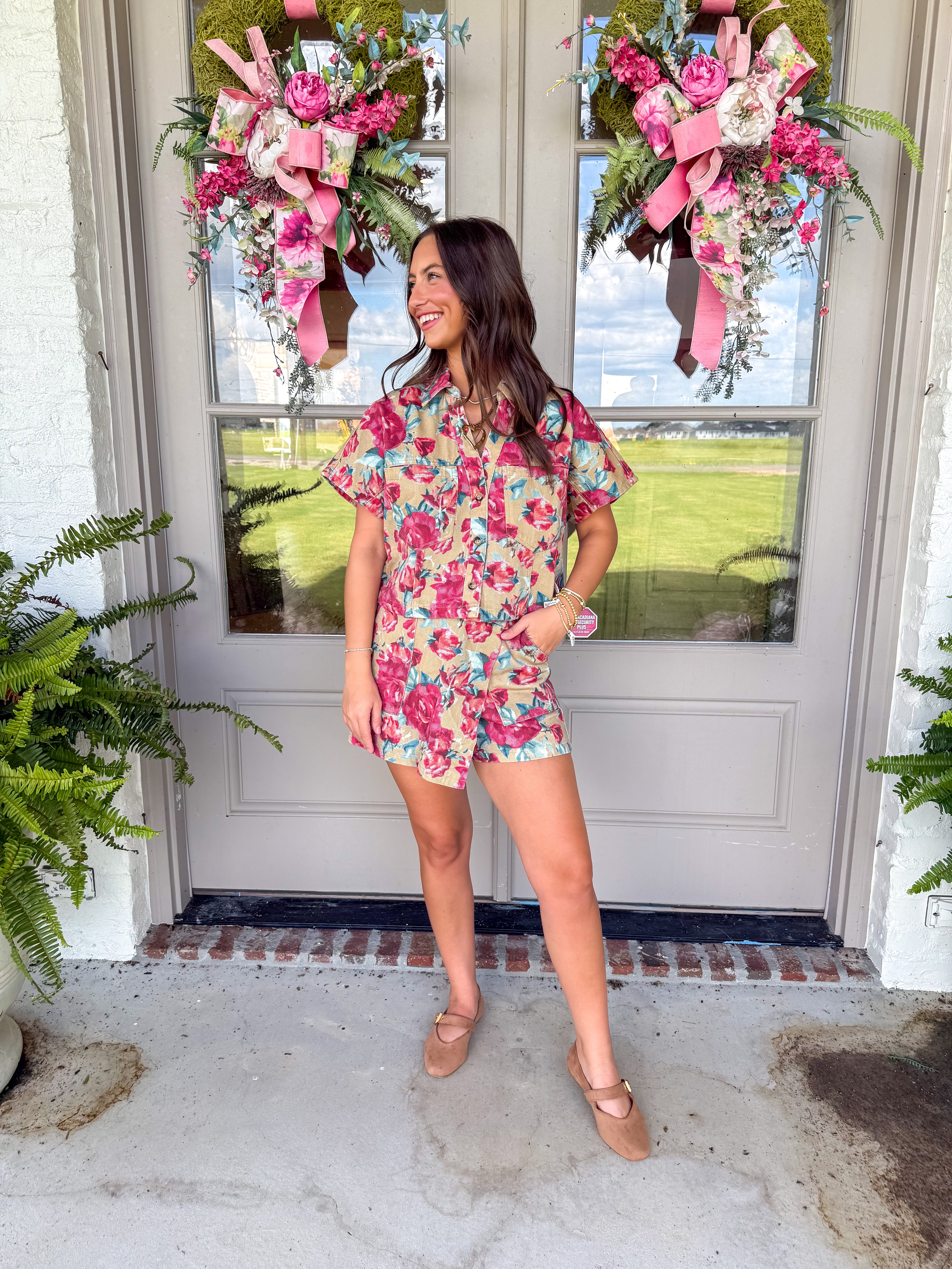 Rosewater Twill Two-Piece Set