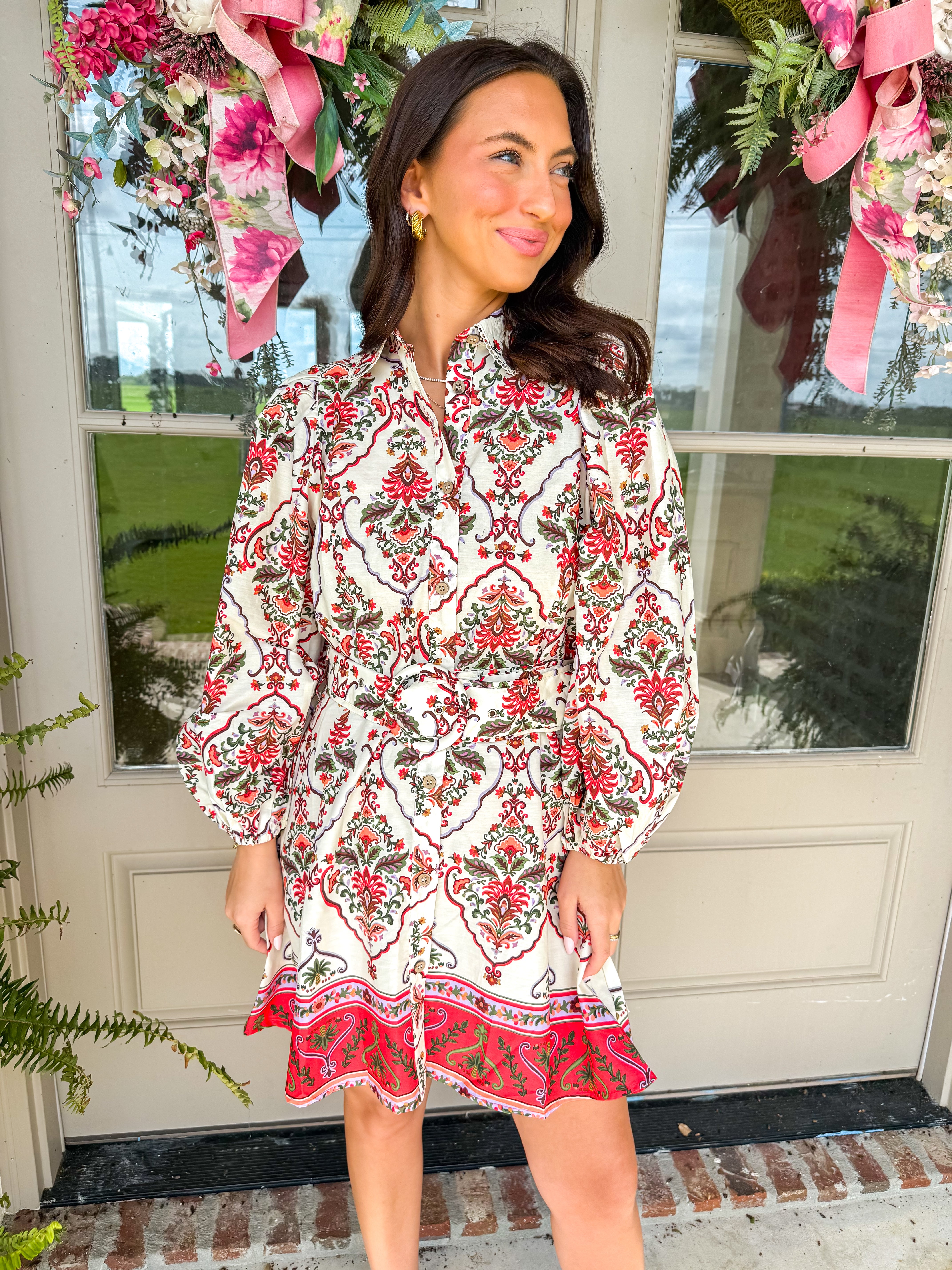The Camille Floral Mini Dress