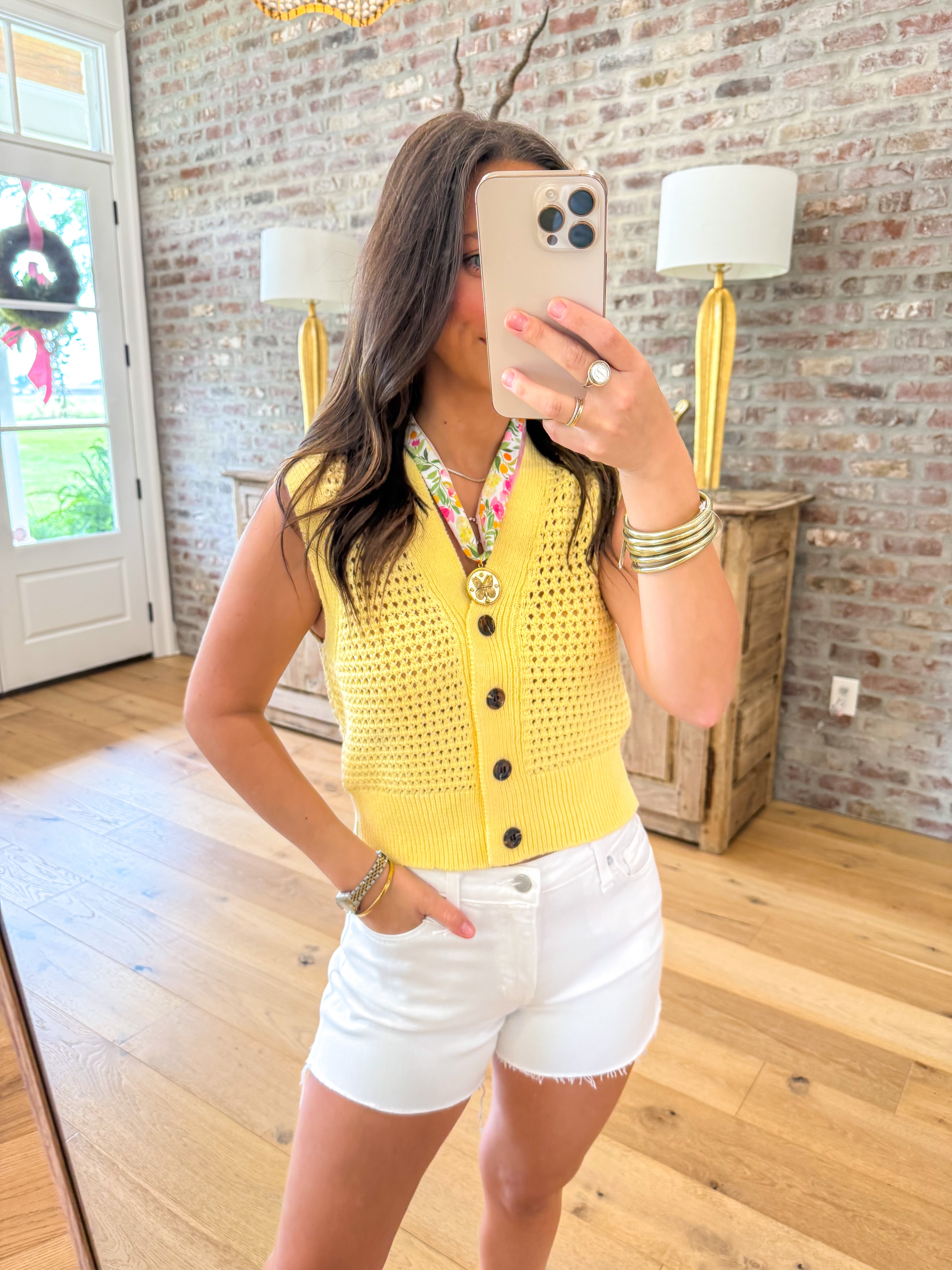 Sweet Staple Yellow Knit Tank