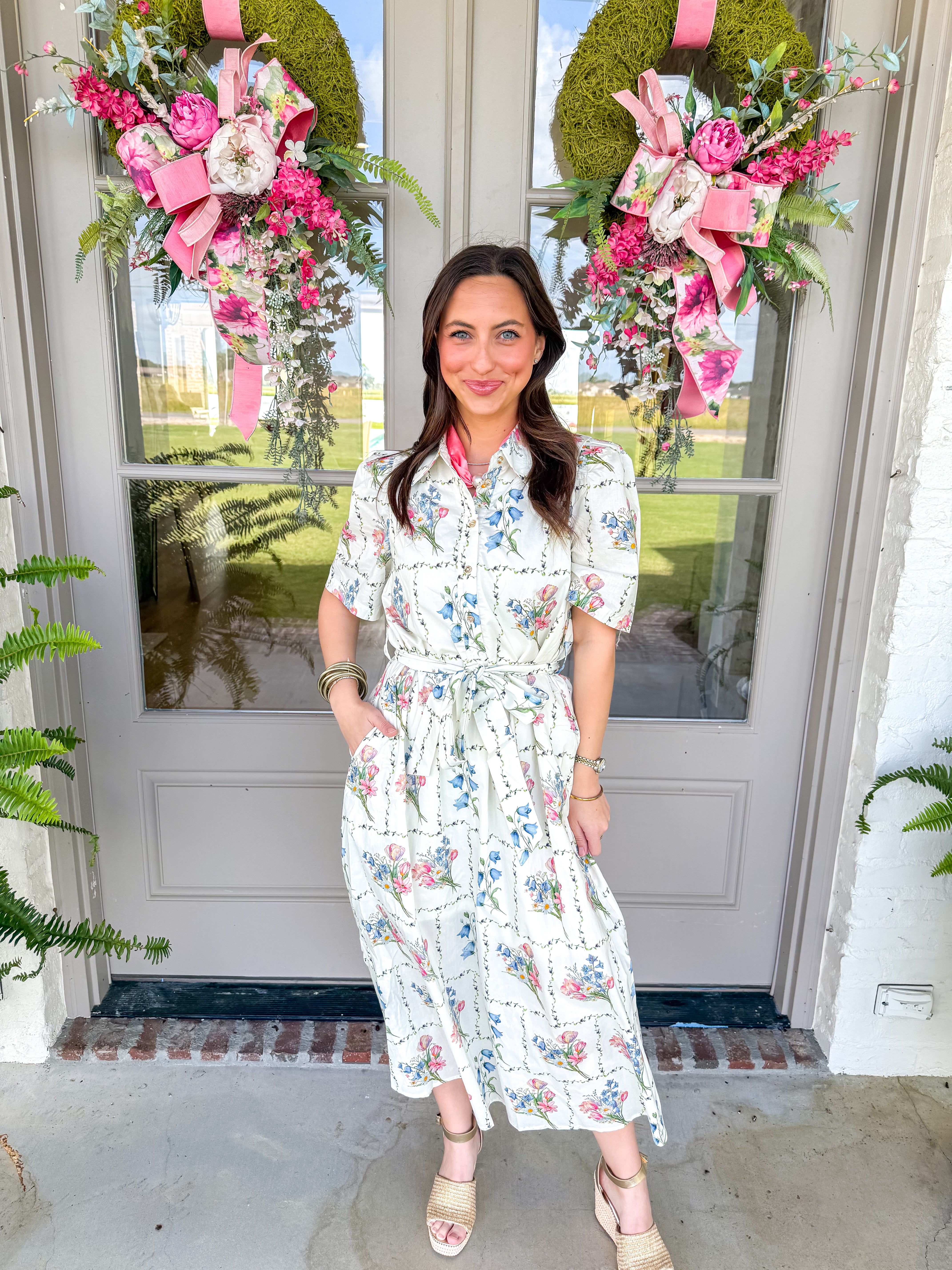 Garden Society Midi Dress