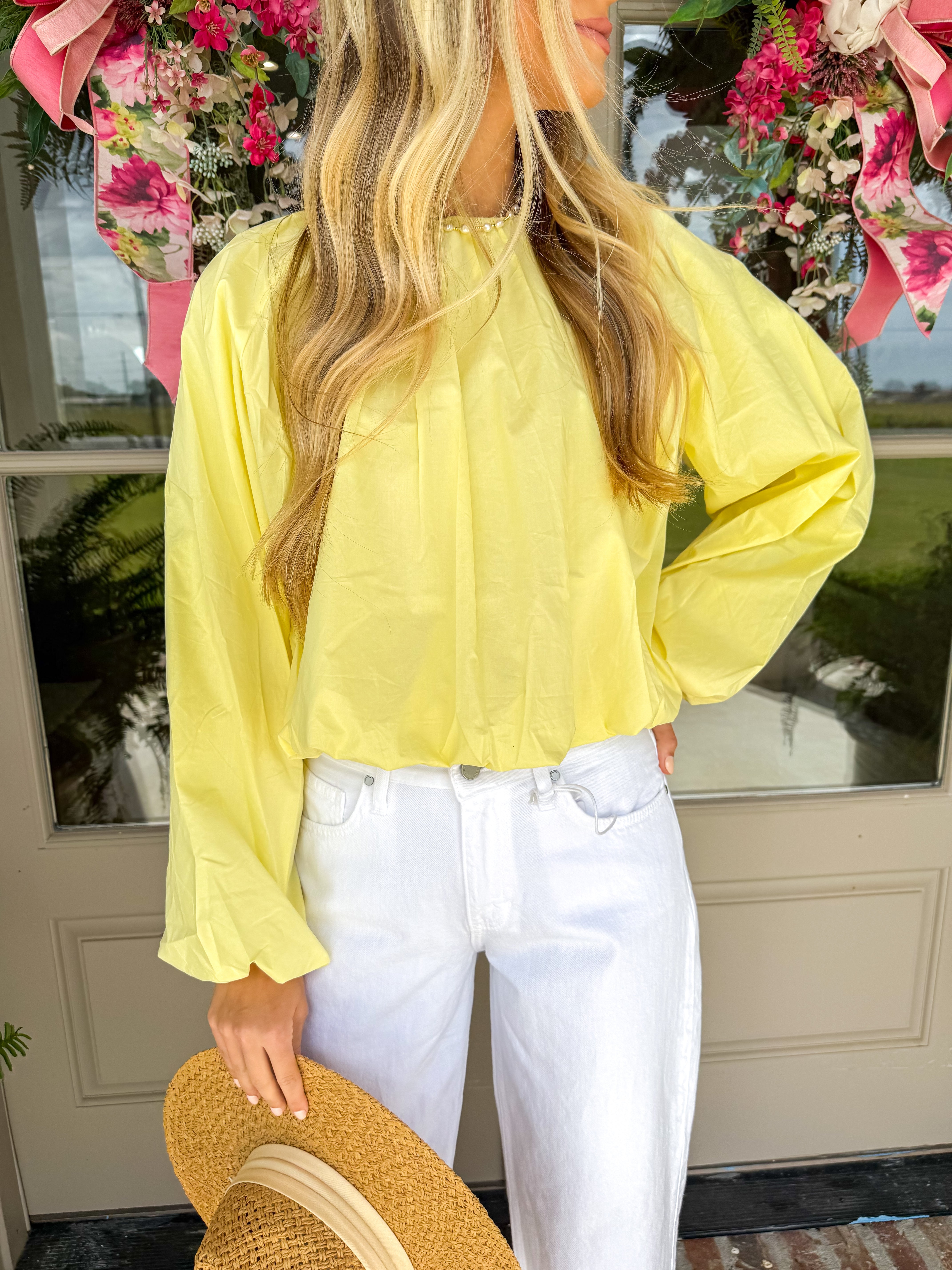 Sunshine State Gathered Blouse