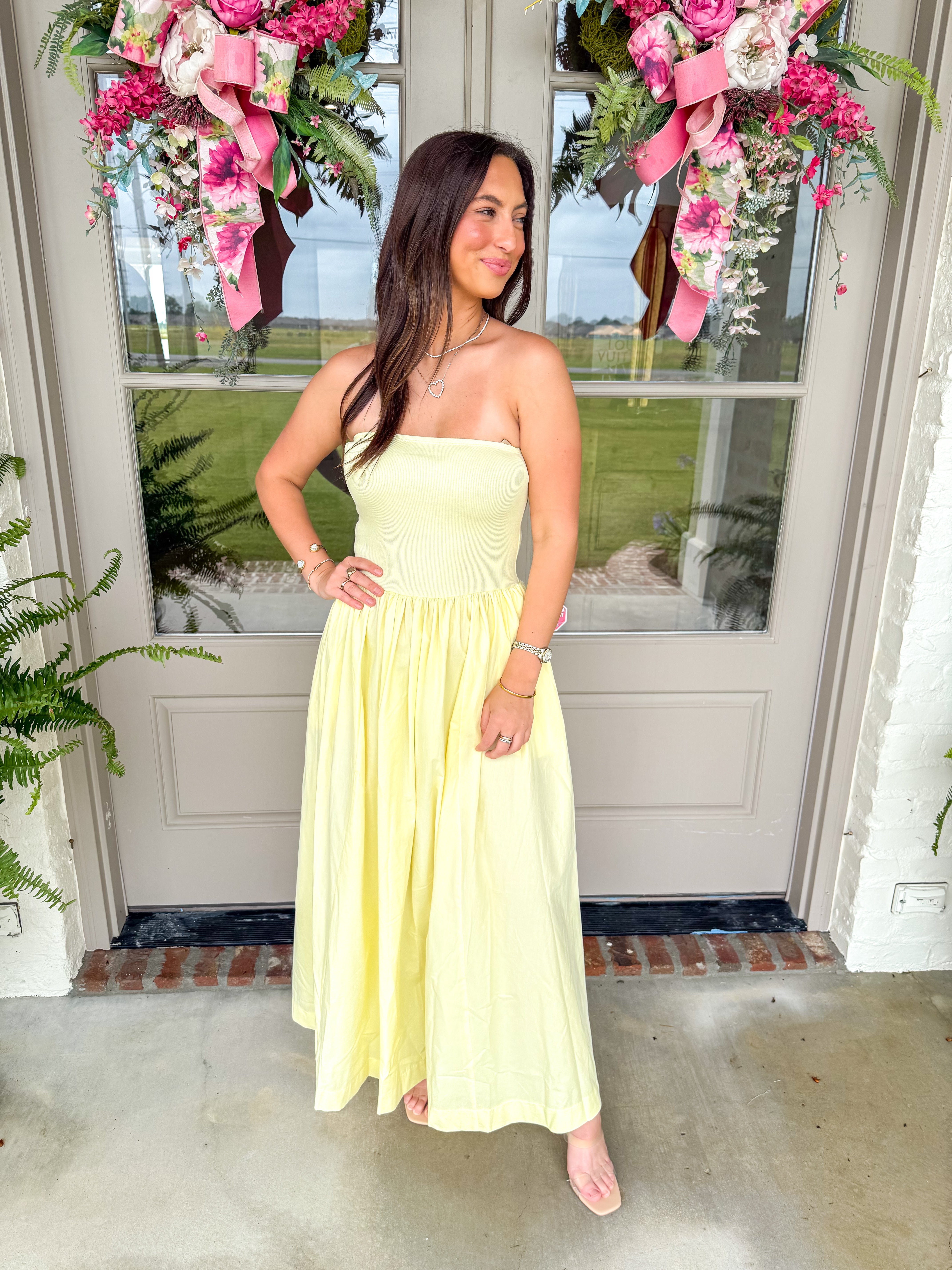 Sunshine Swirl Yellow Maxi