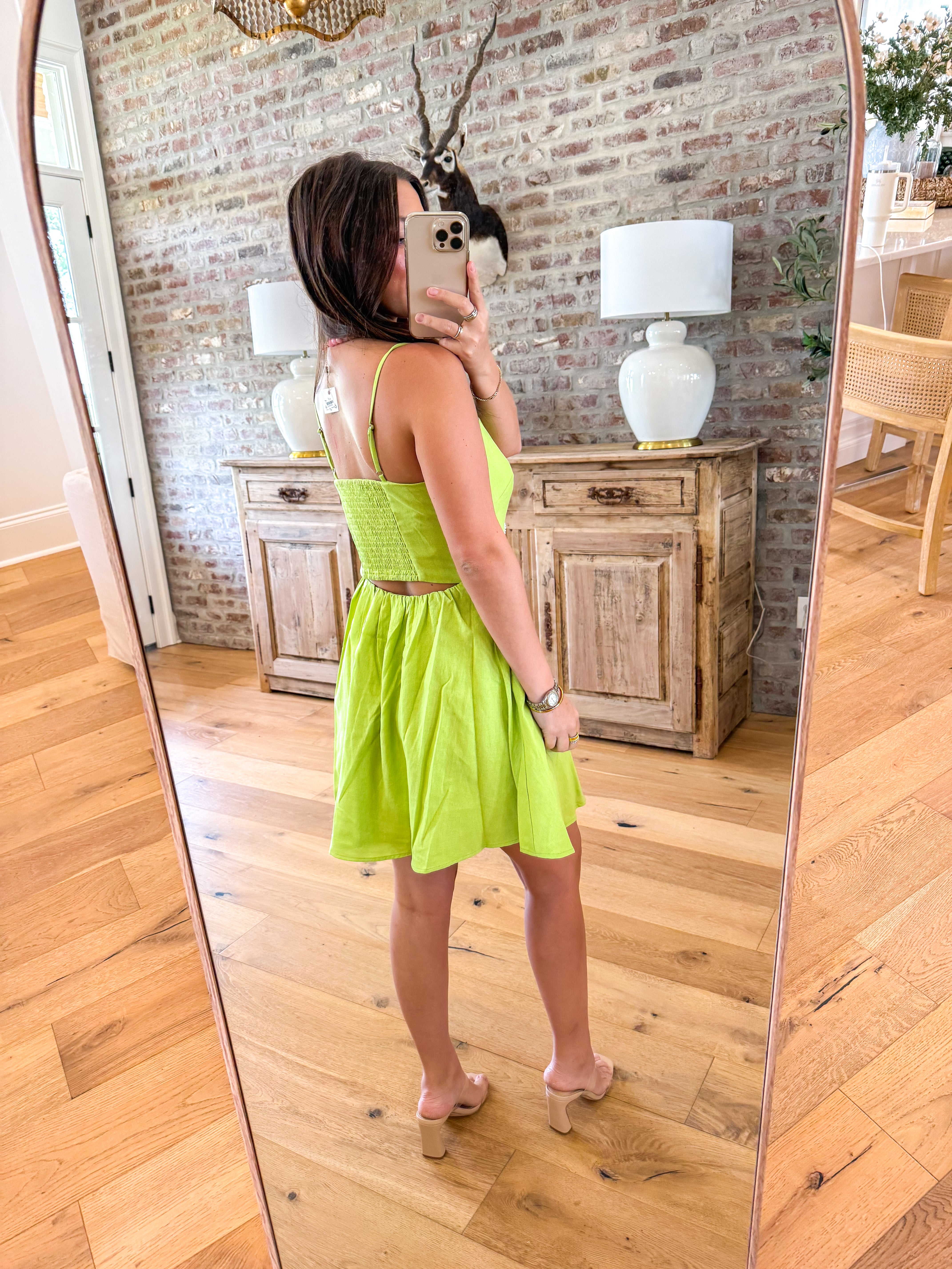 Lime in the Limelight Mini Dress