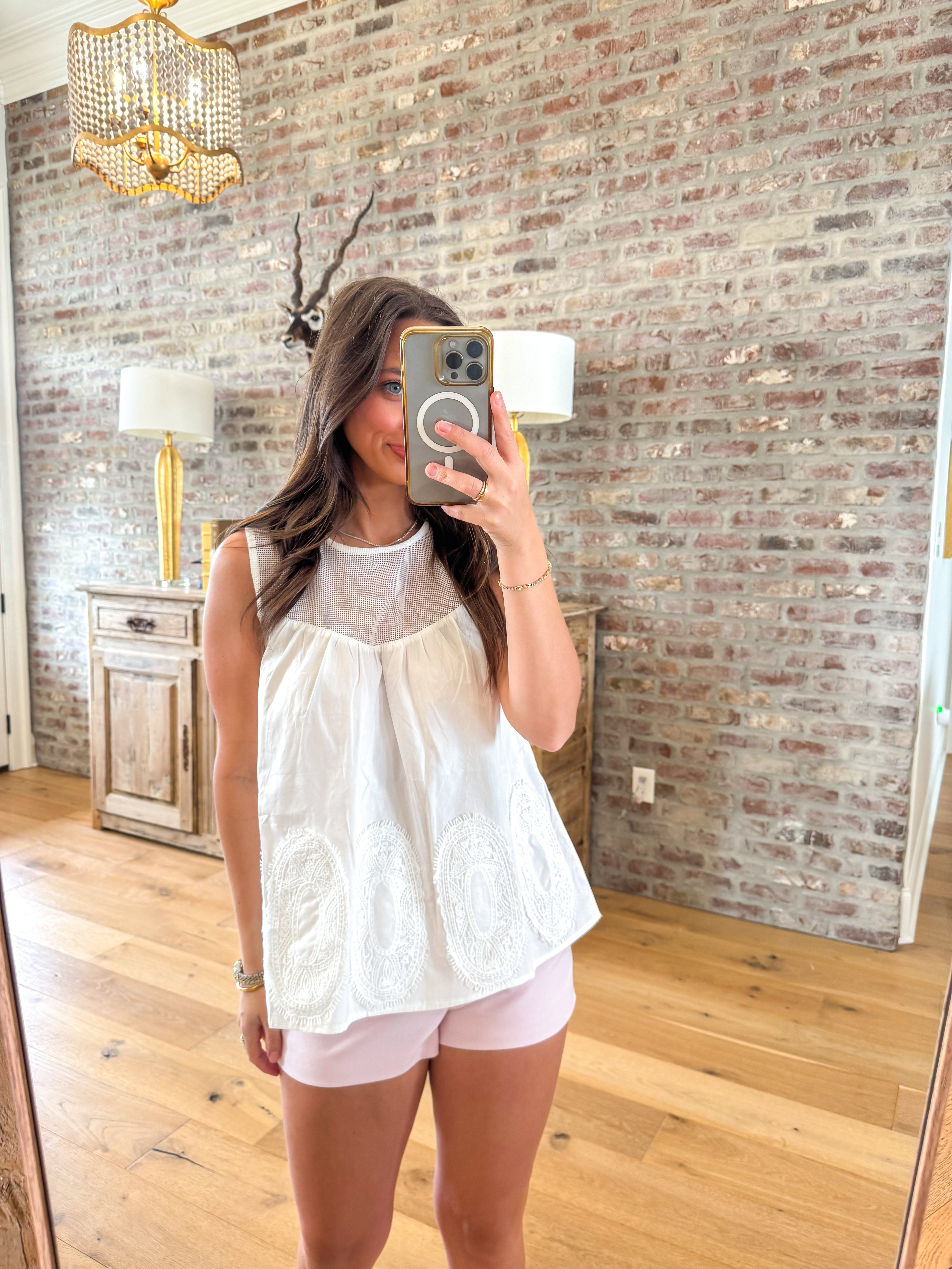 Magnolia Lace Tank