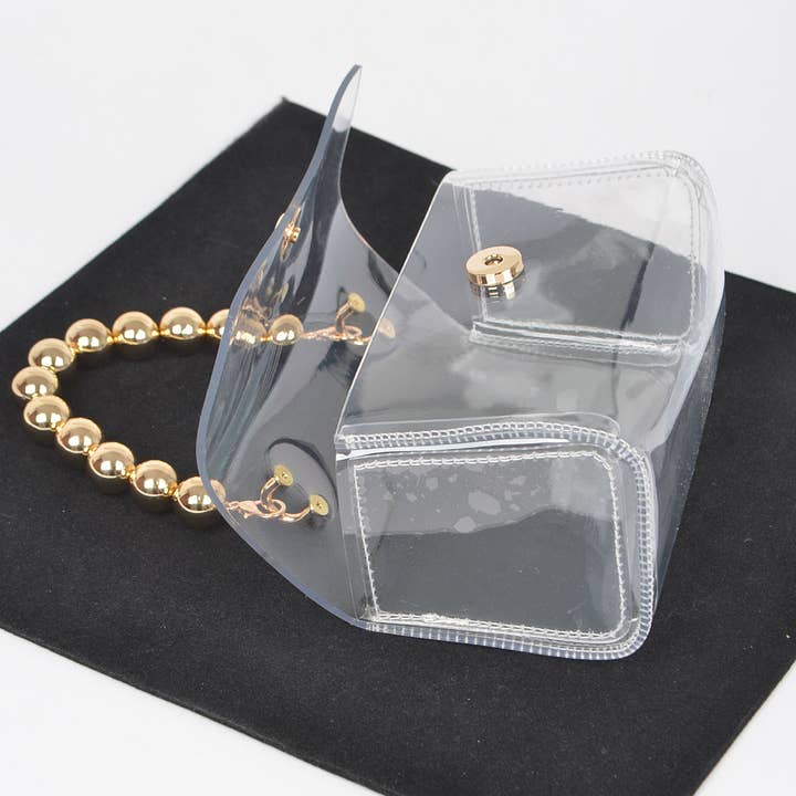 Transparent CCB Handle Flap Clutch (PREORDER 08/10)