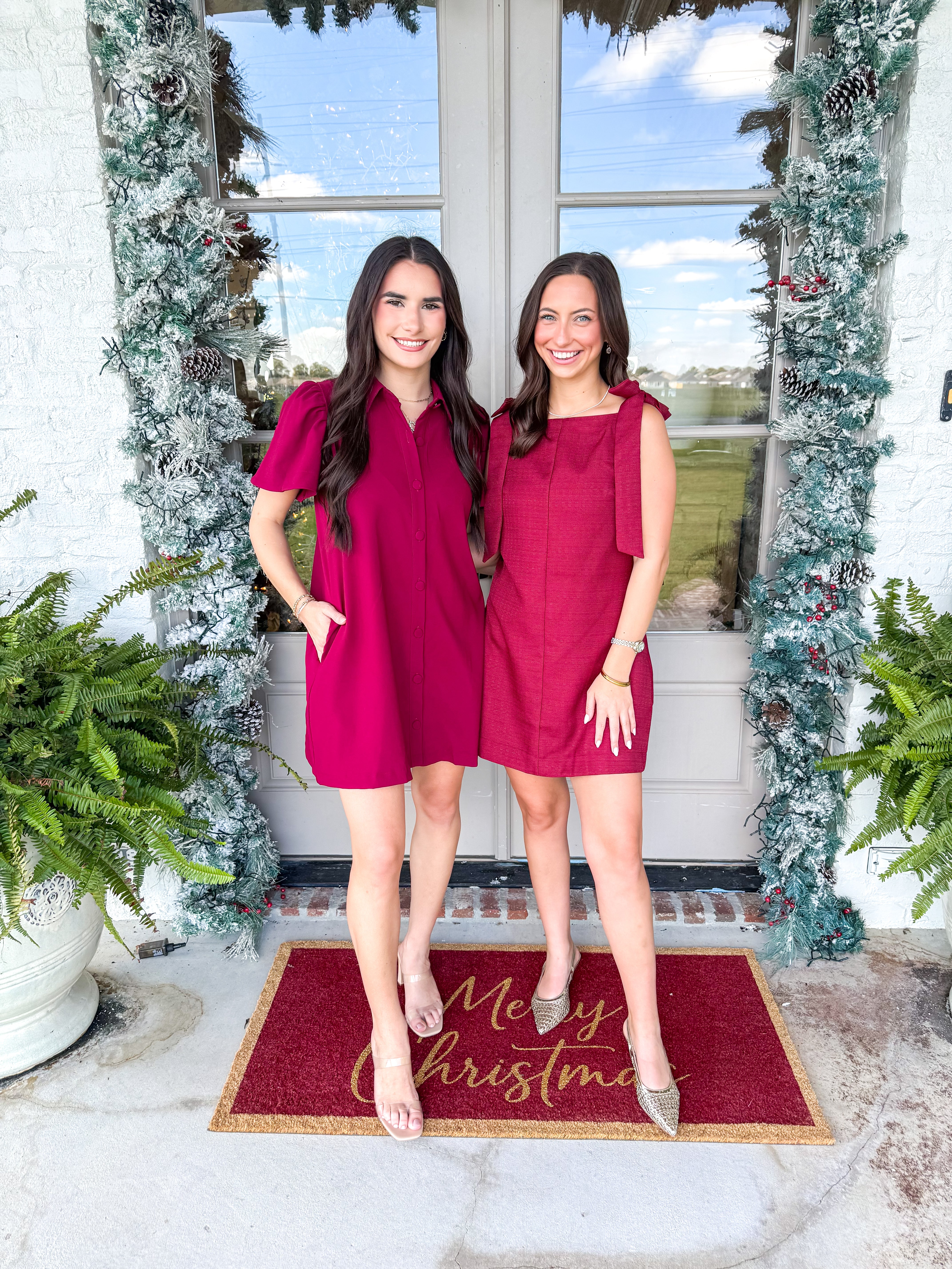 The Terracotta Charmer Shirt Dress Burdungy