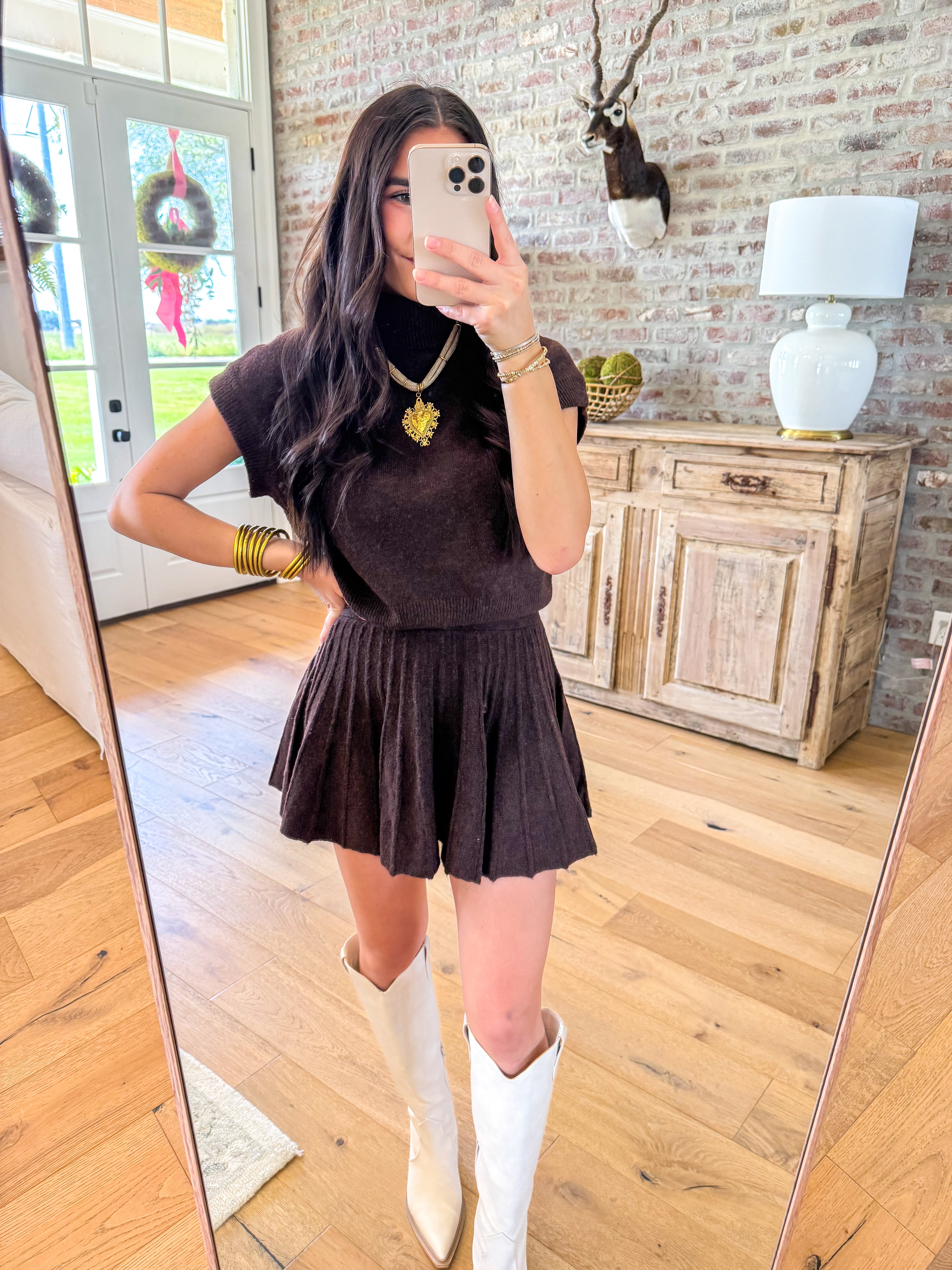 The Sweater Weather Set Brown