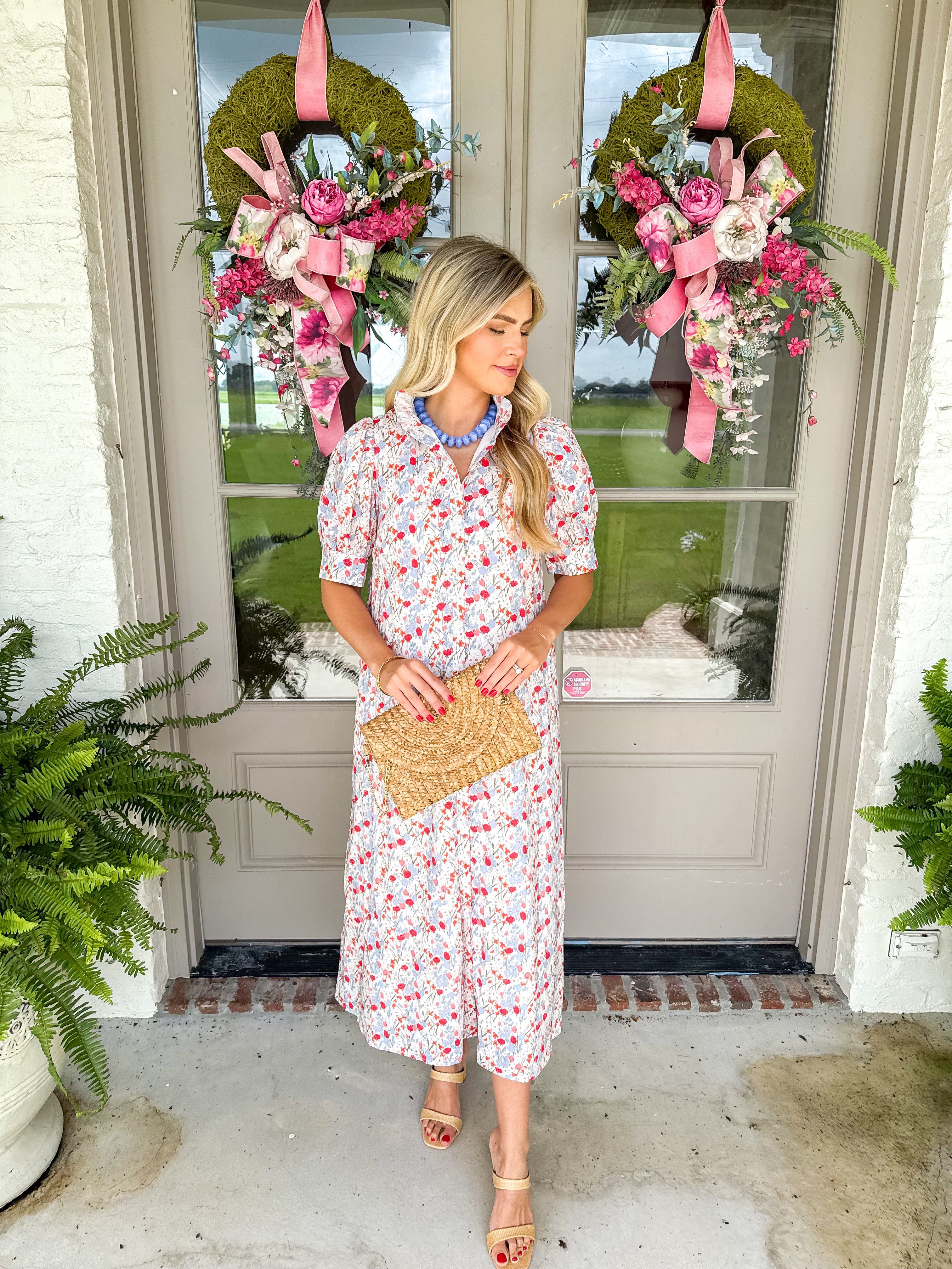 Meadow Song Blue Floral Maxi