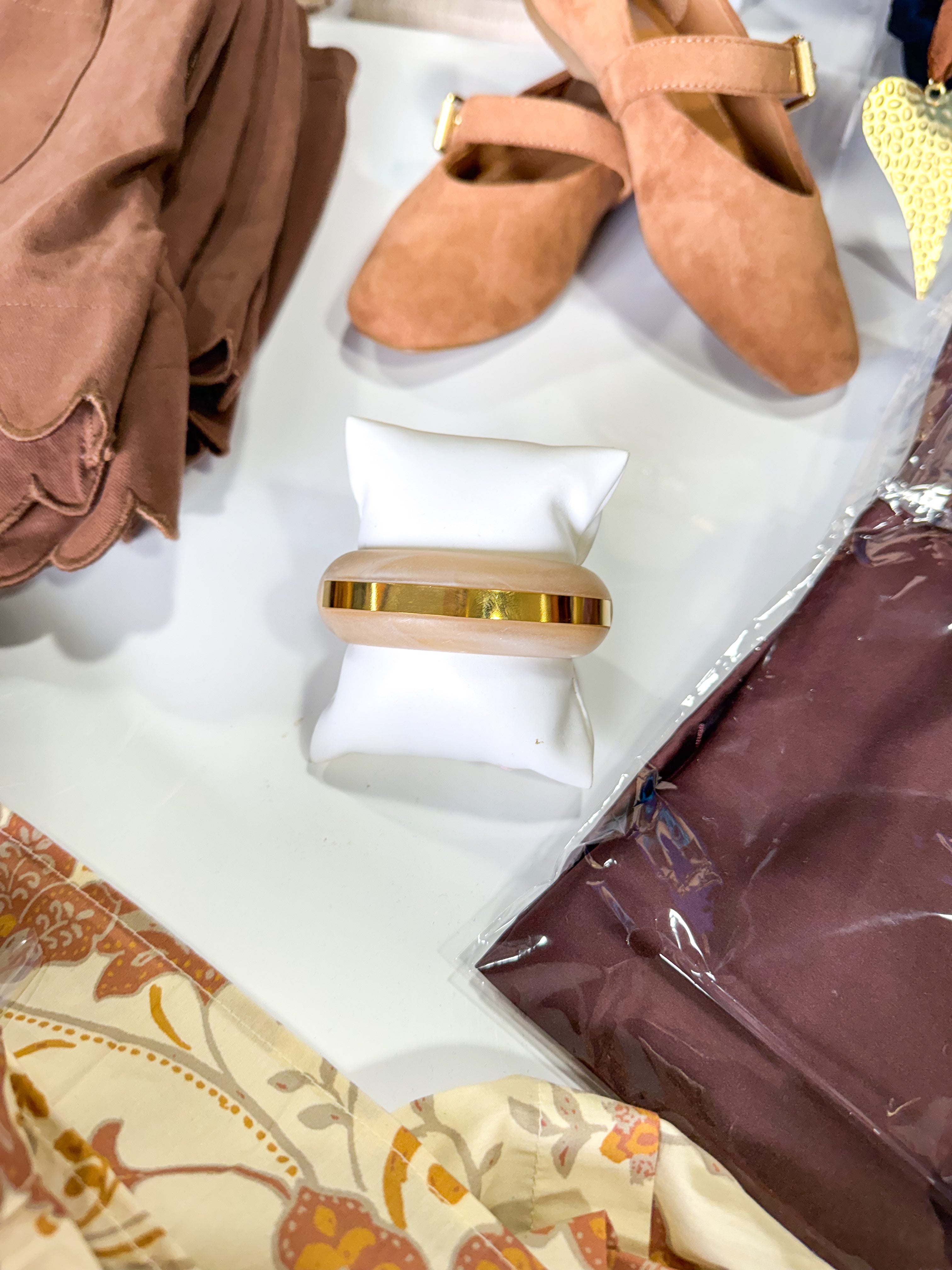 Taupe Gold Bangle