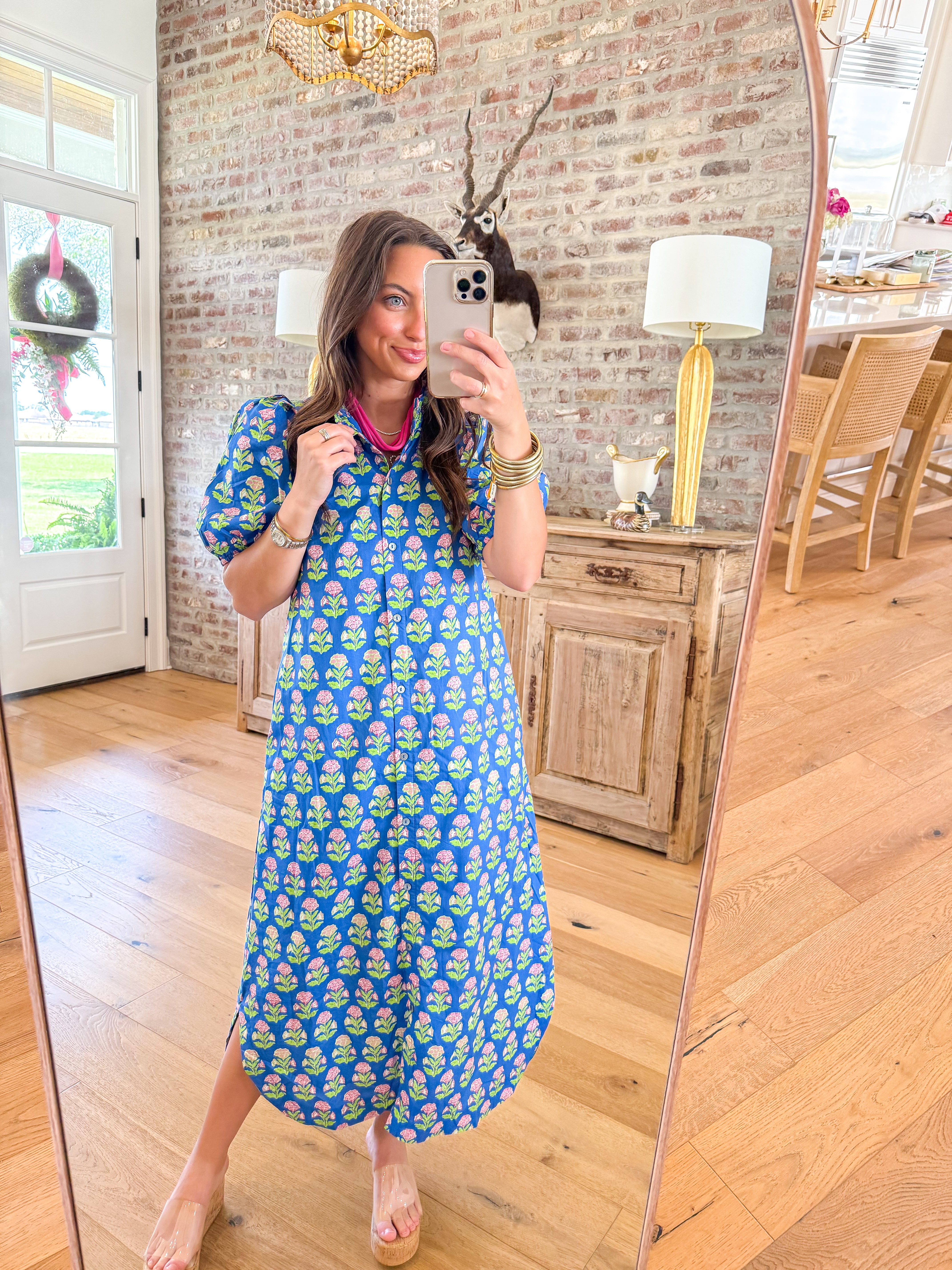 Blue Garden Maxi