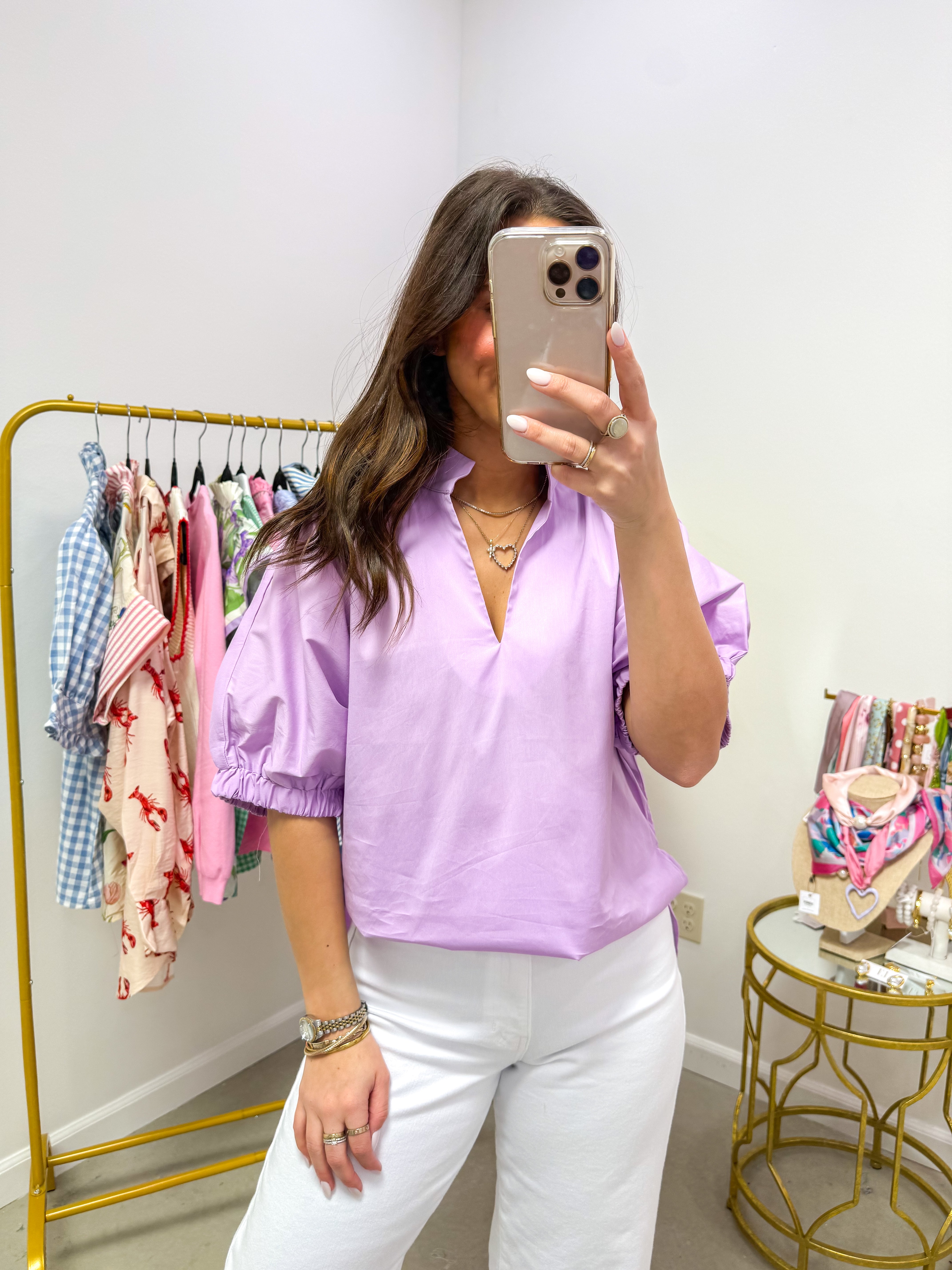 Everyday Lavender Top