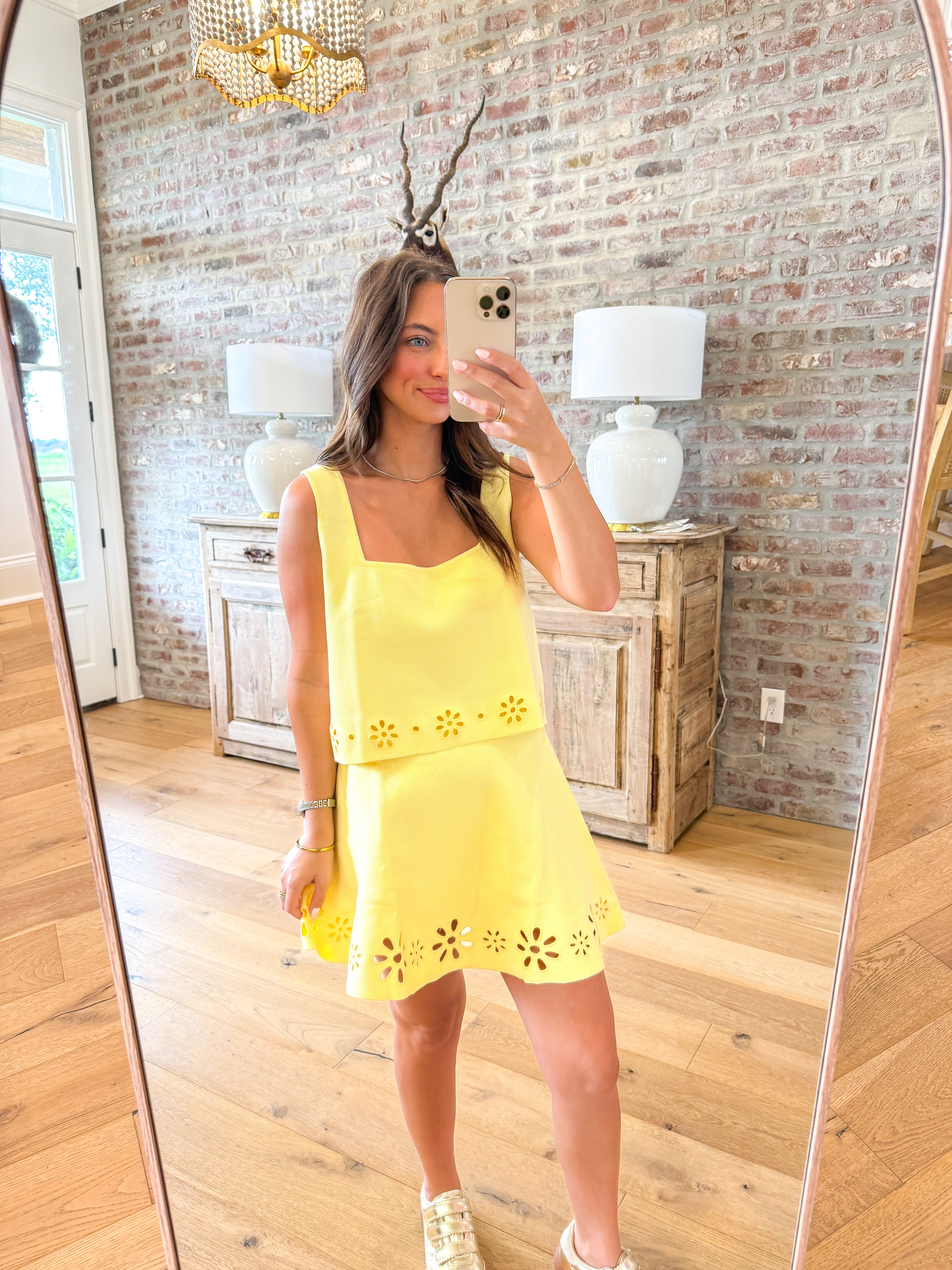 Sunlit Daisy Two-Piece Set  Yellow