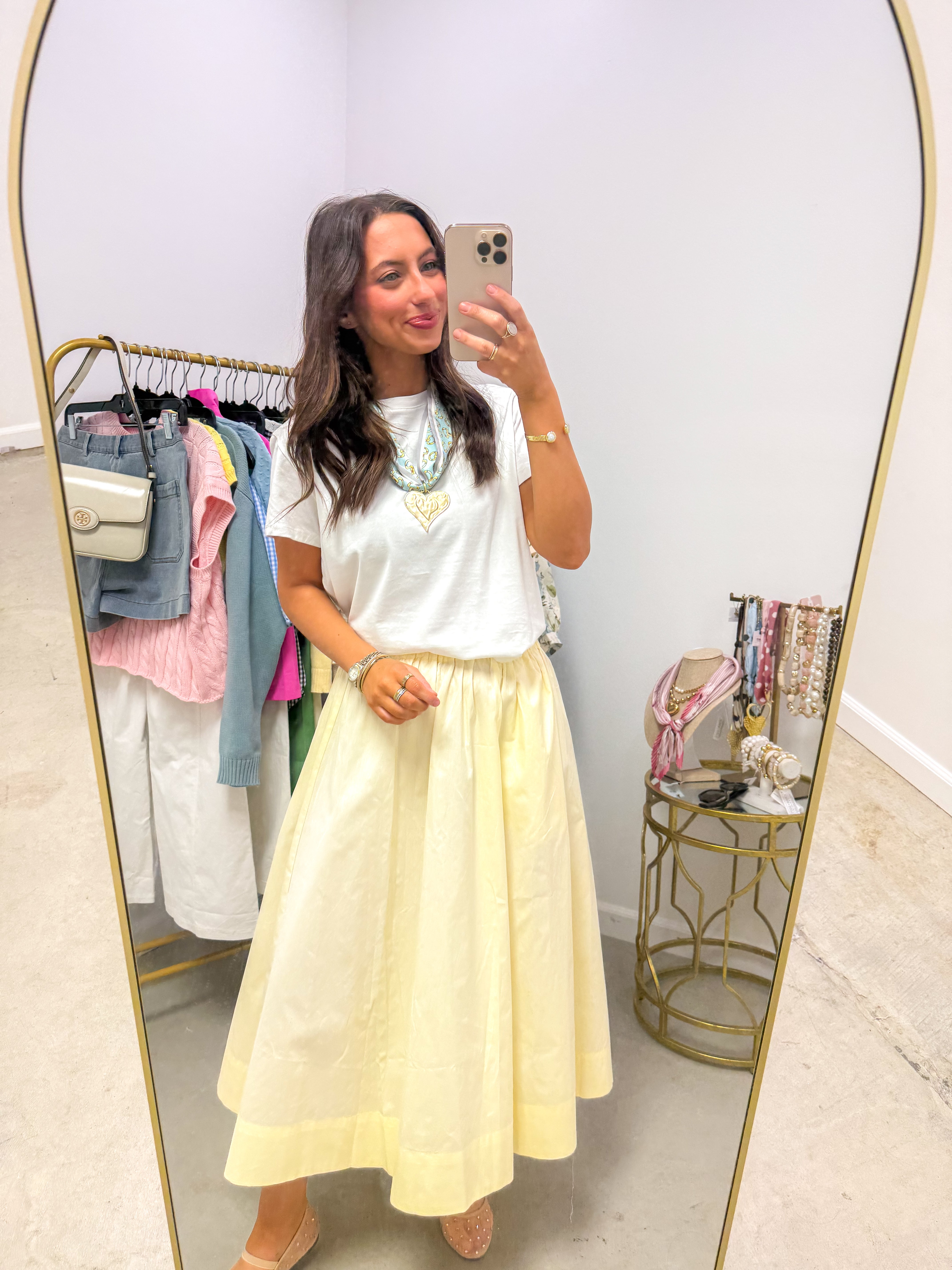 Sasha Gathered Maxi Skirt