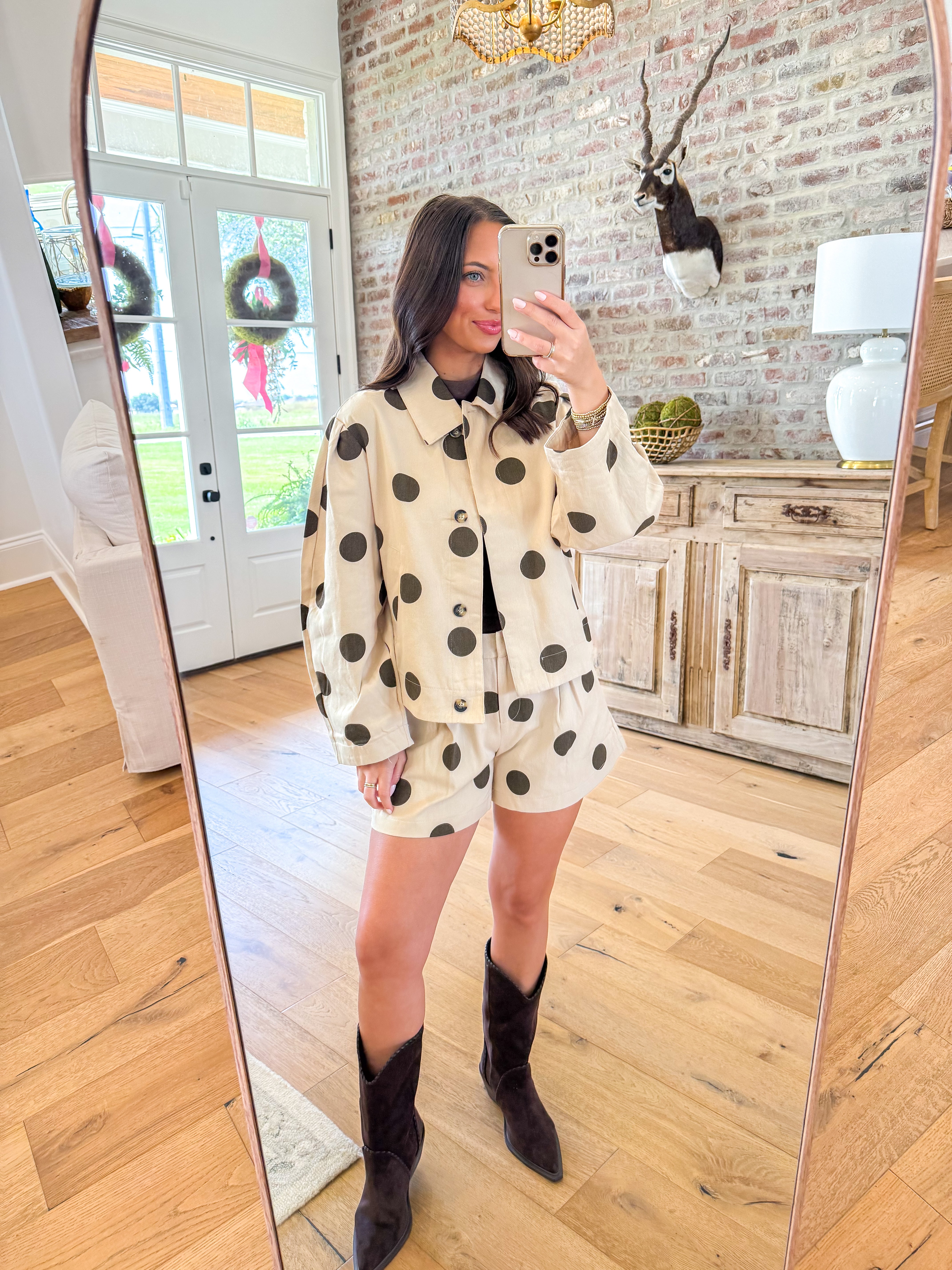 Retro Charm Polka Dot Shorts