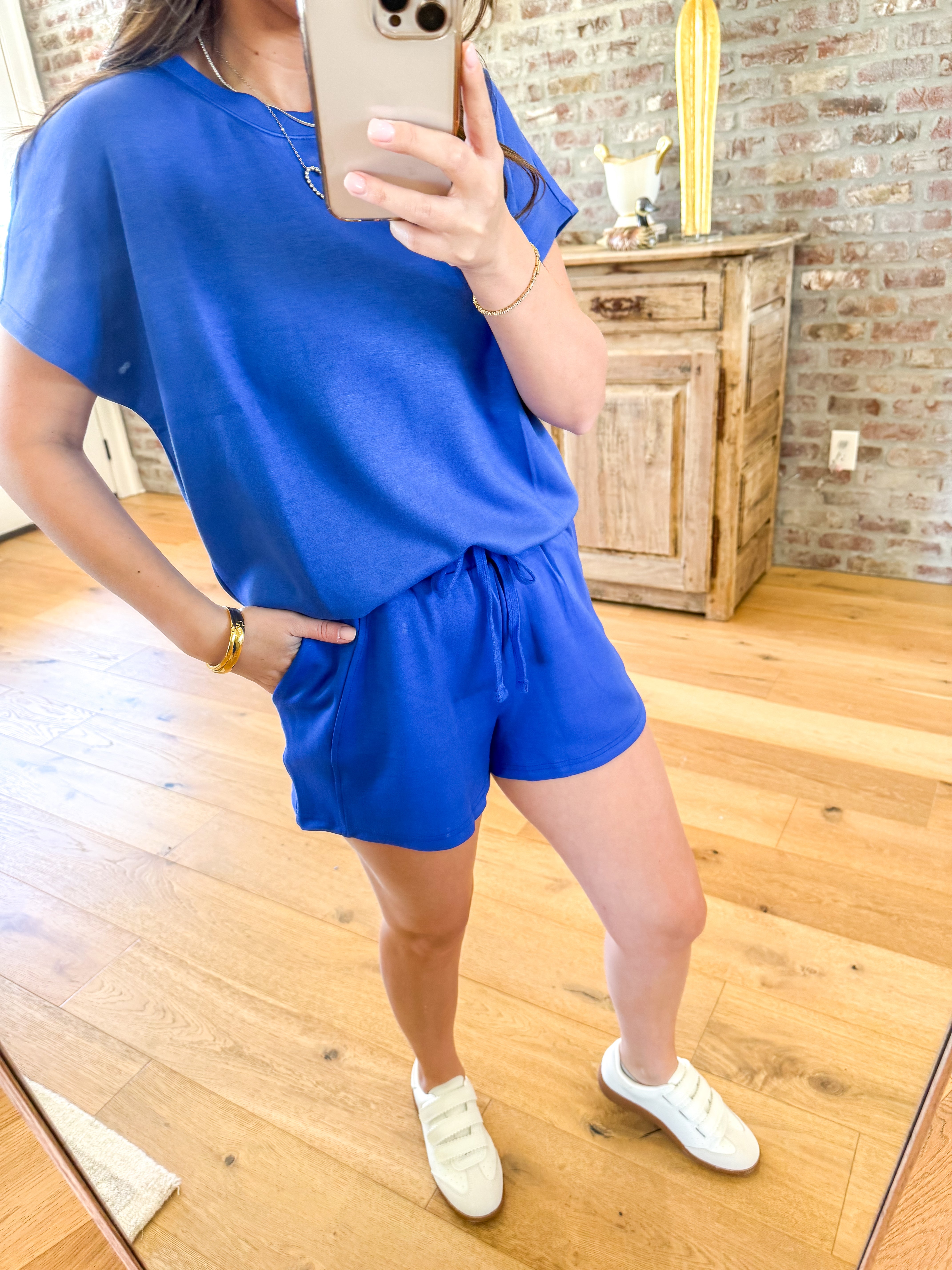Cobalt Blue Short Set