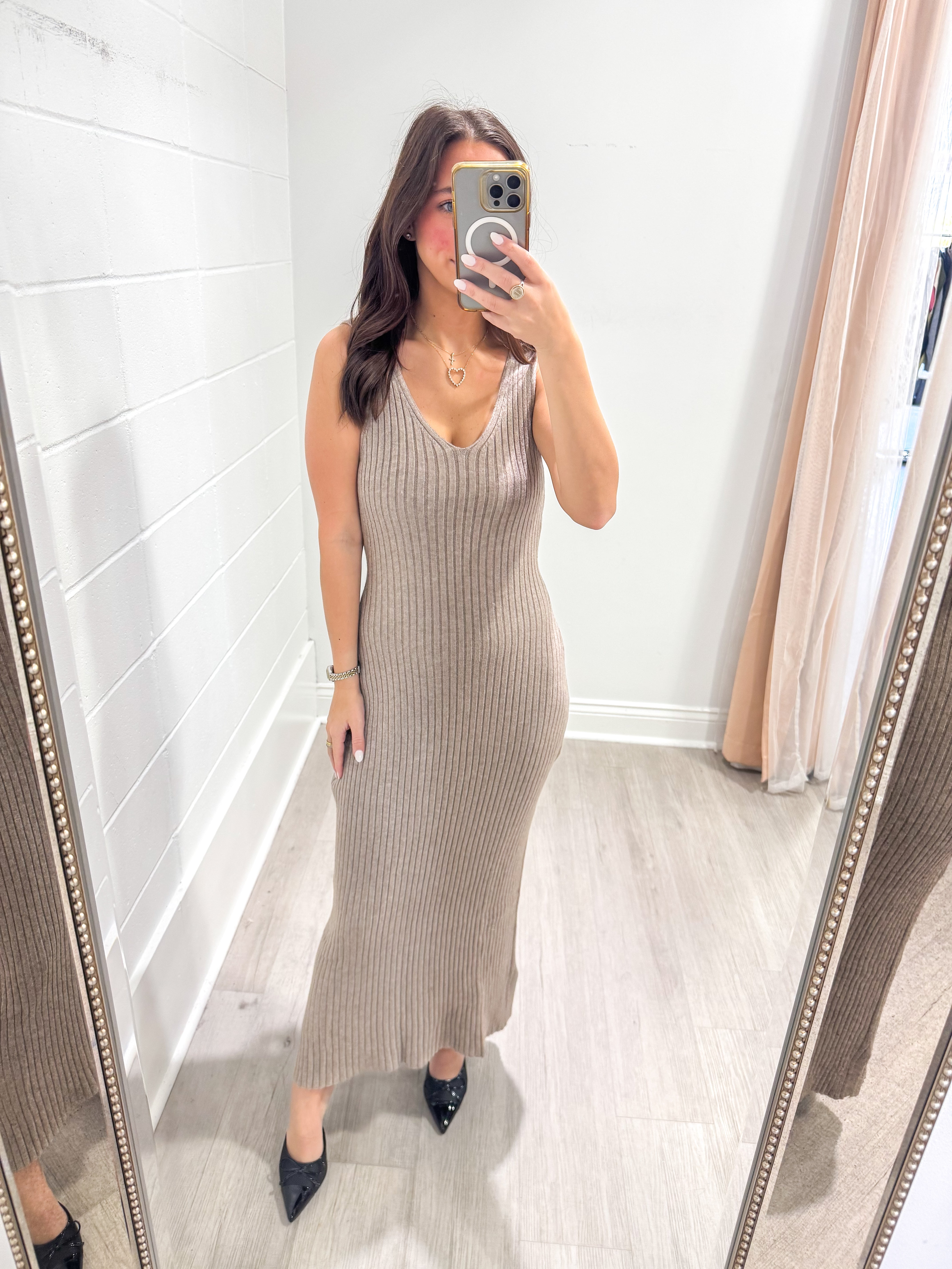 Randy Mink Knit Dress