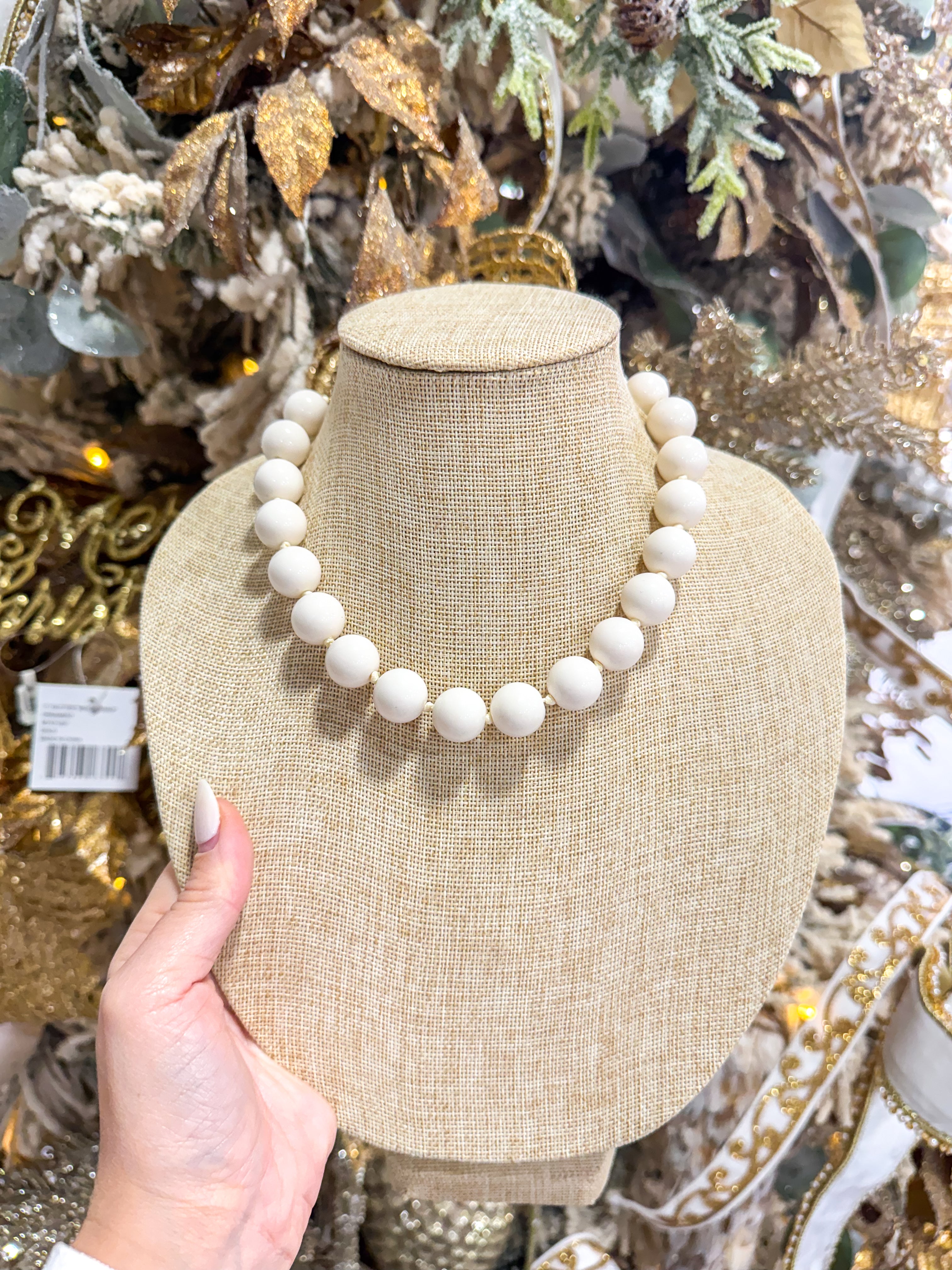 Ivory Bead Necklace