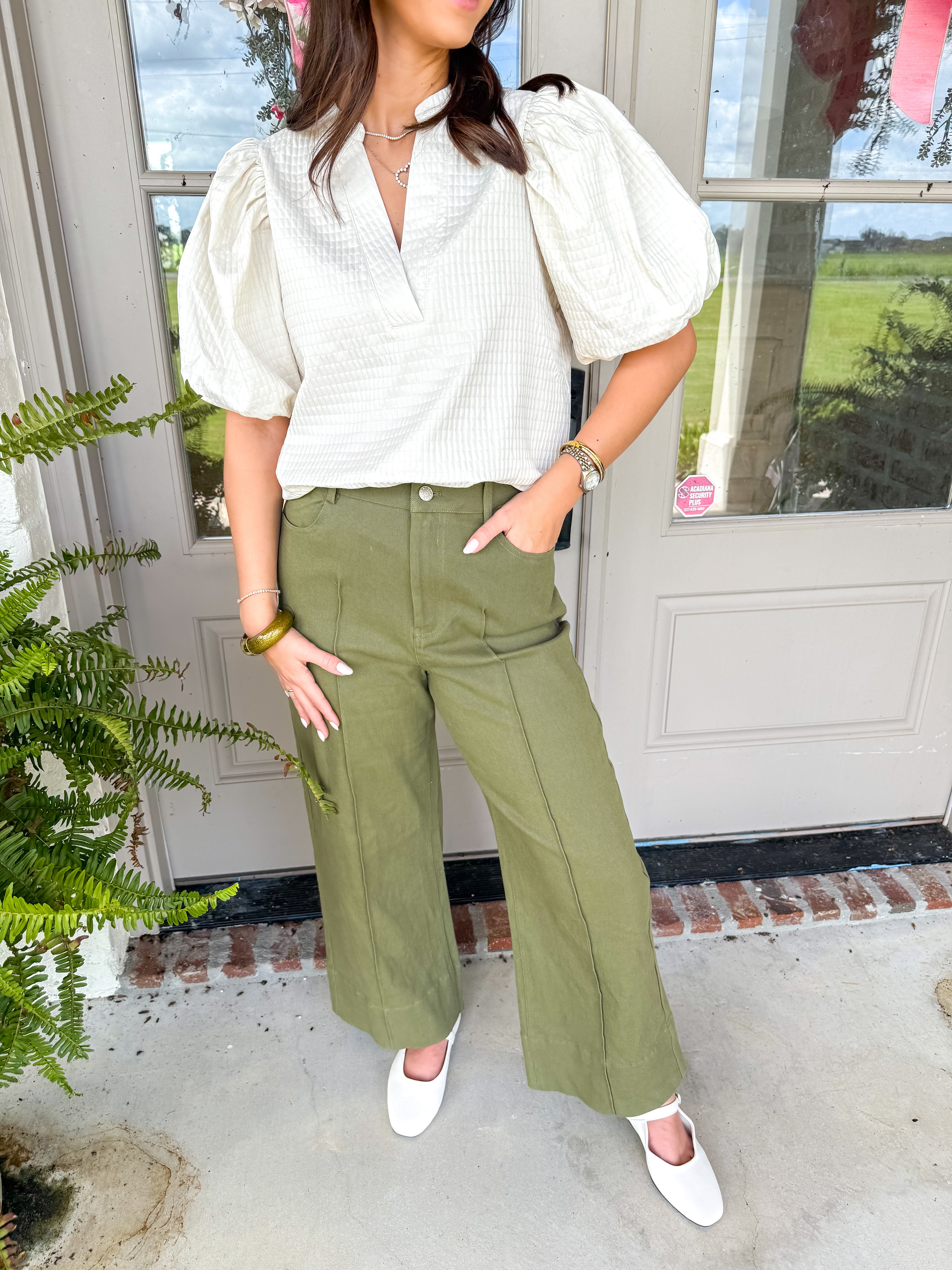 Olive Street Wide Leg Pants