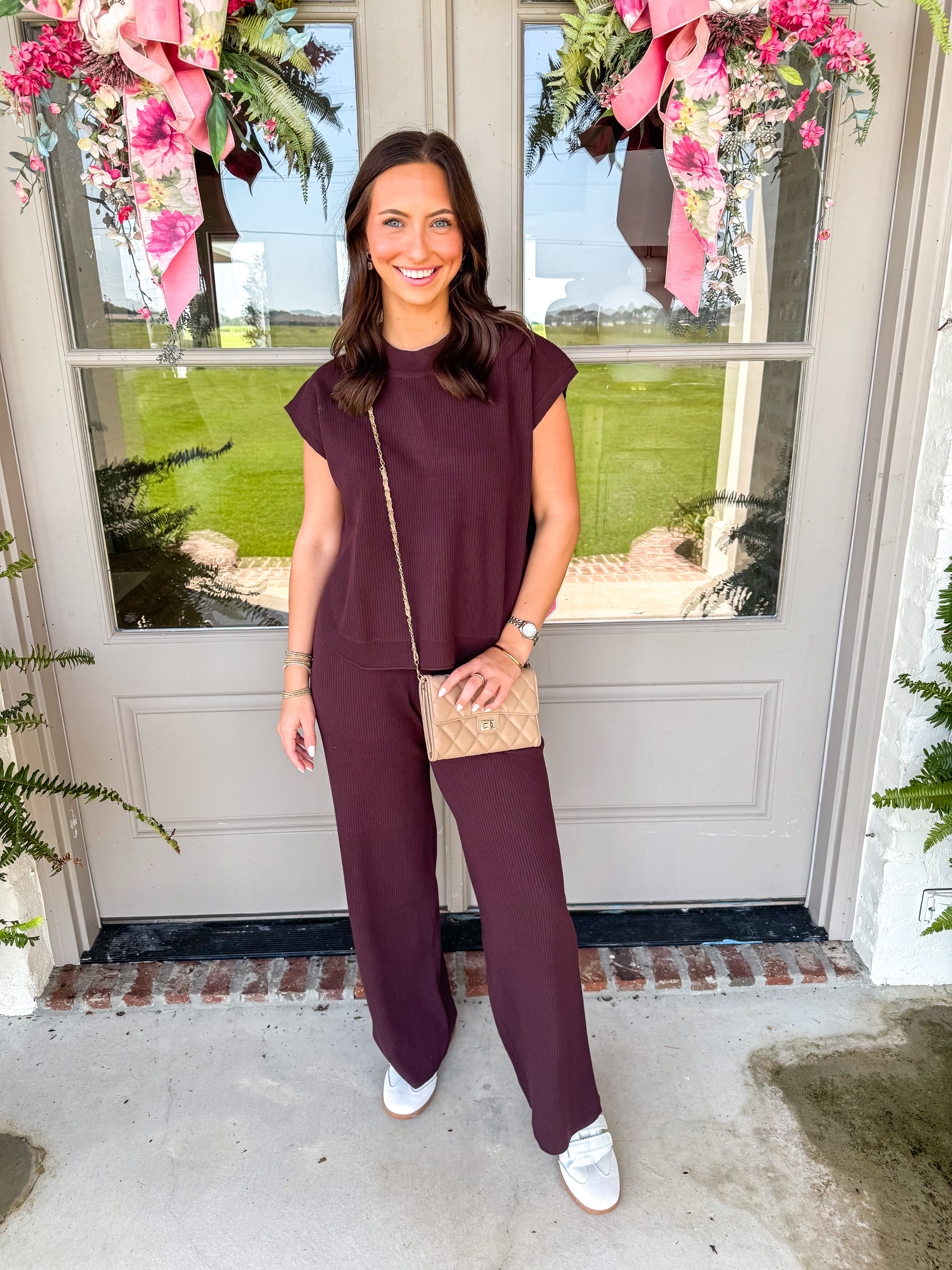 The Espresso Ribbed Lounge Set