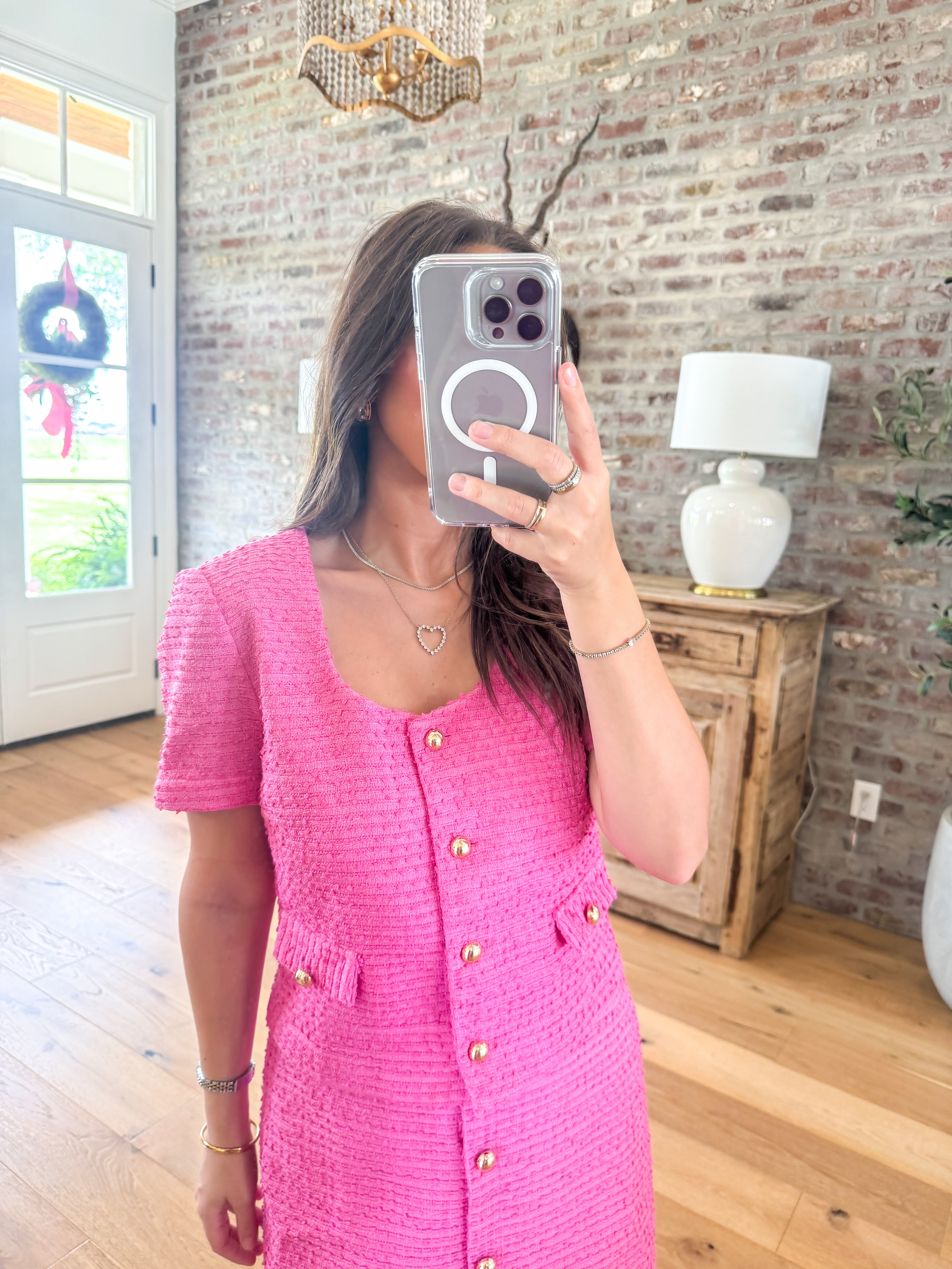 Pink Pepper Tweed Jacket