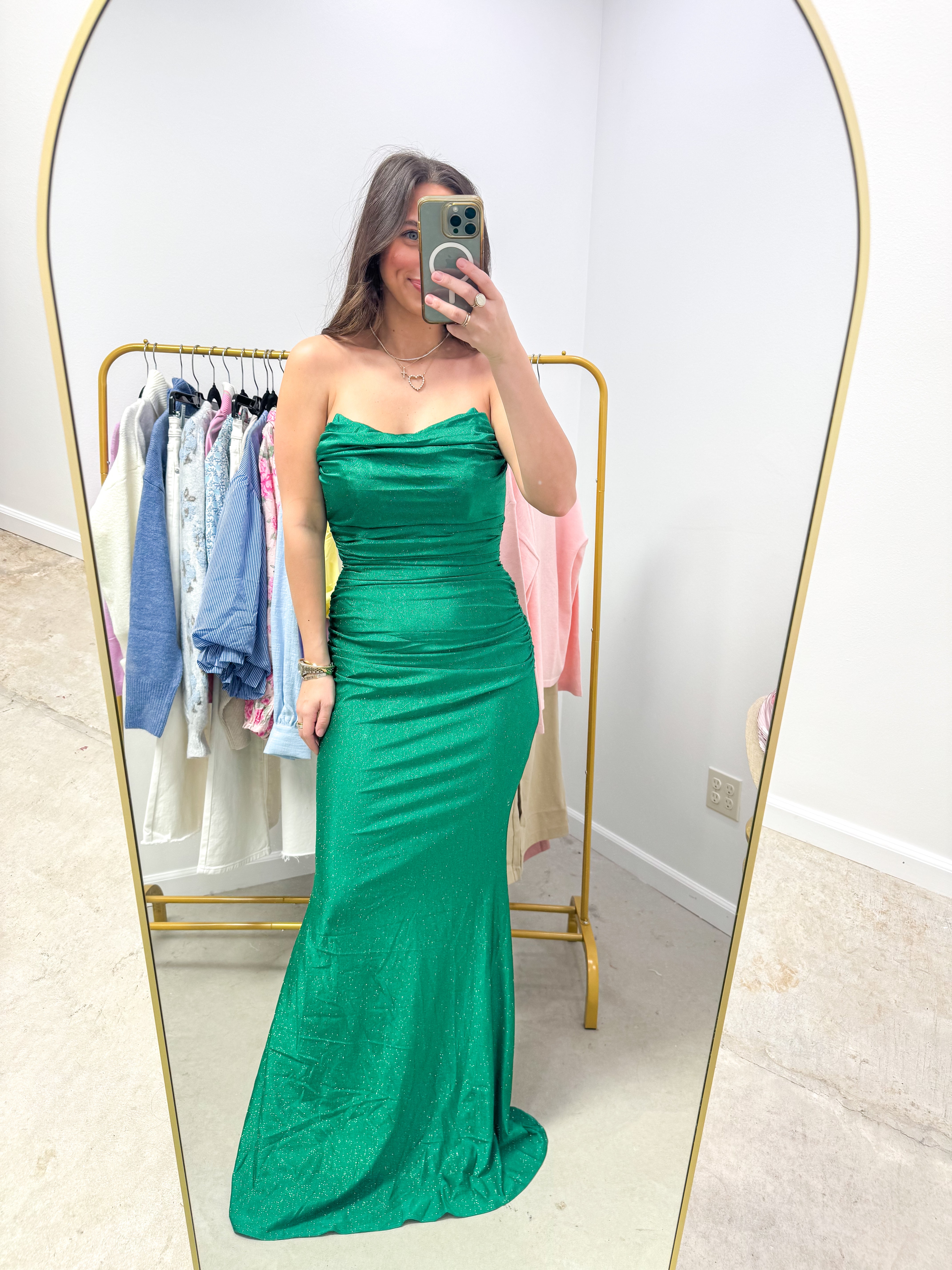 Krewe Couture Green Gown