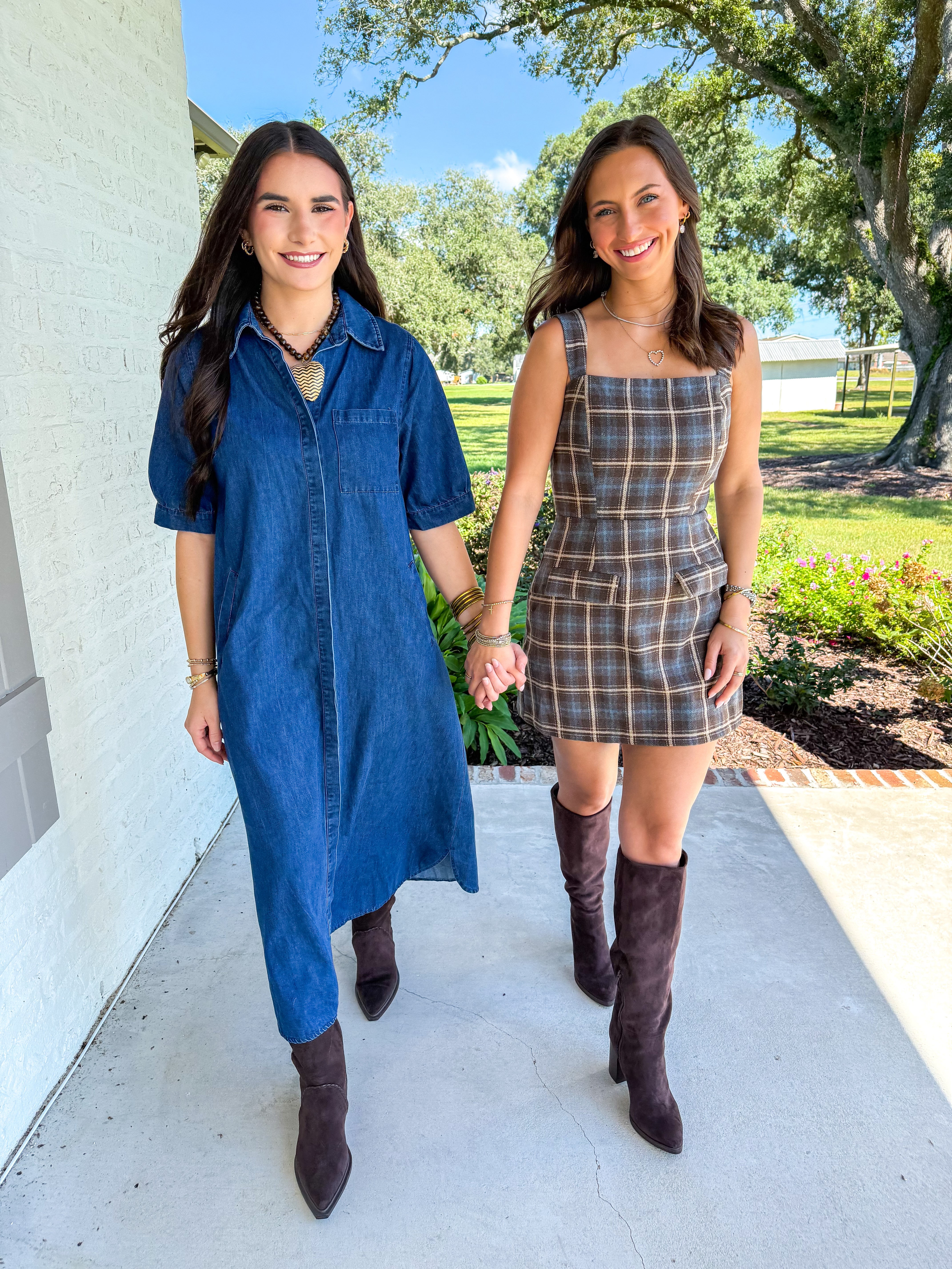 The Dean's List Plaid Mini Dress