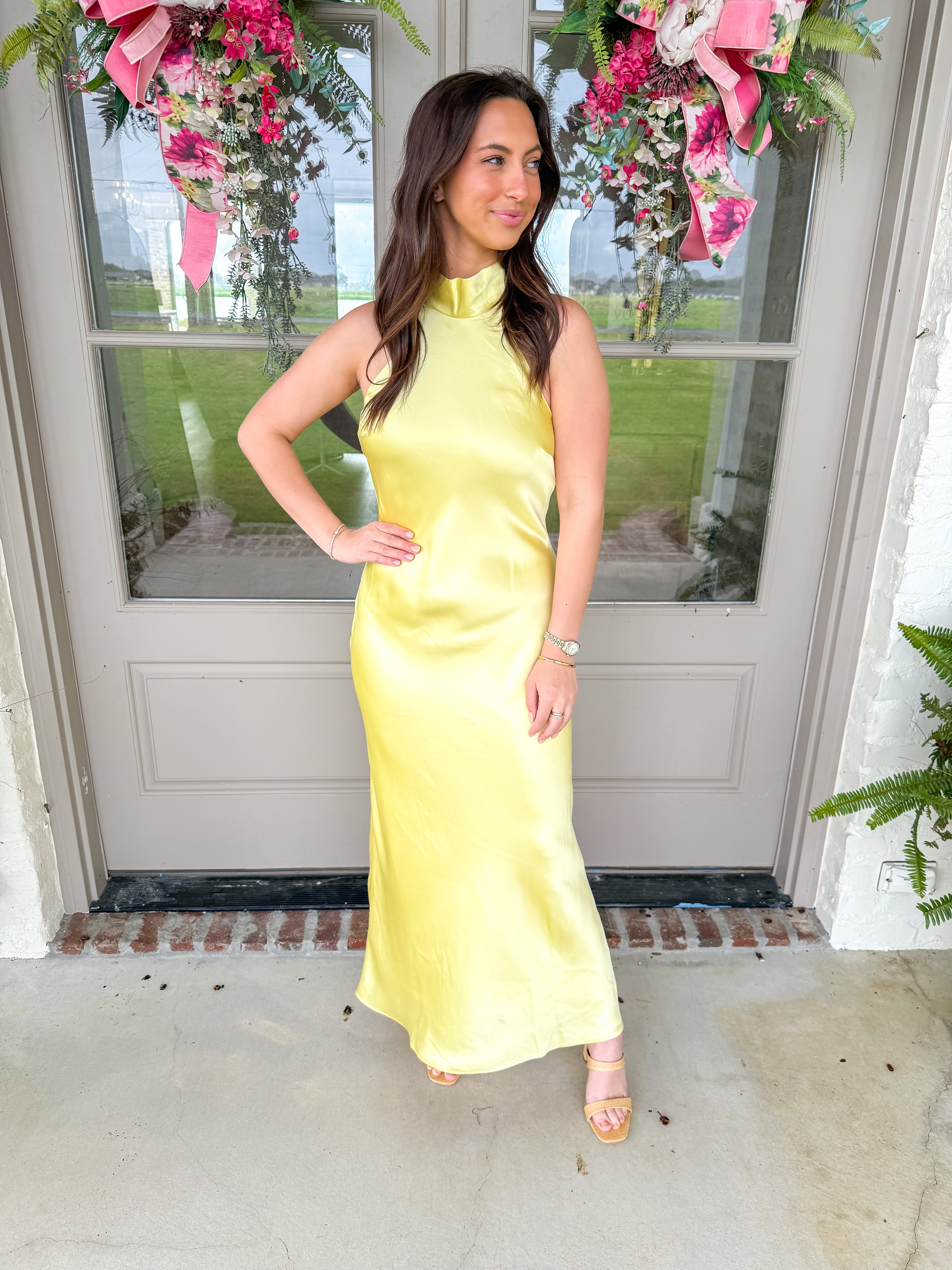 Lara Dress Butter Yellow