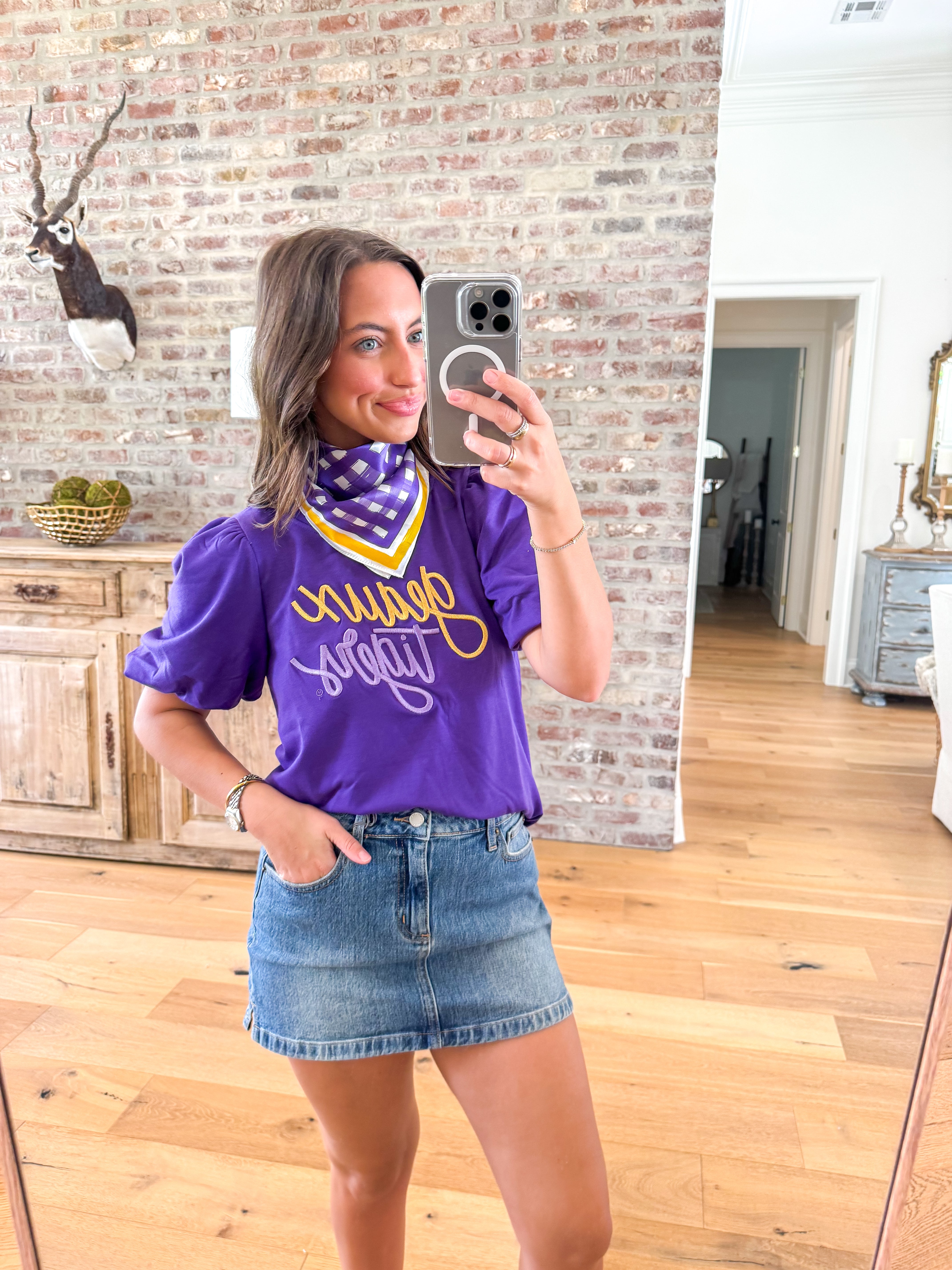 Tina Geaux Tigers Top