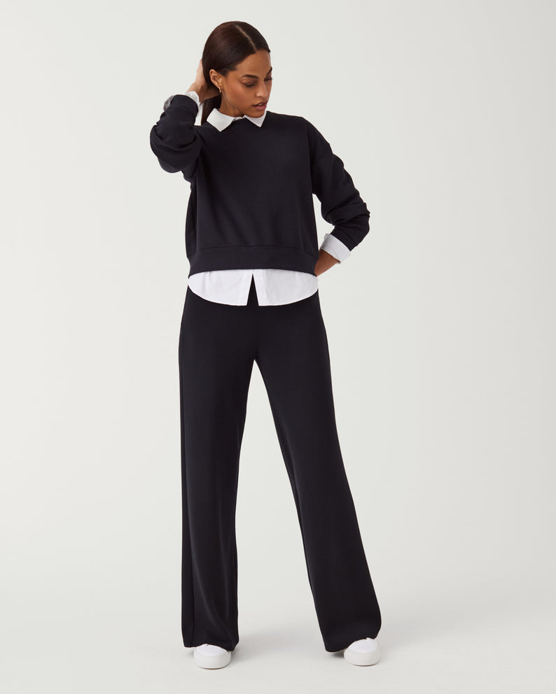 Air Essentials Wide Leg Pant Black