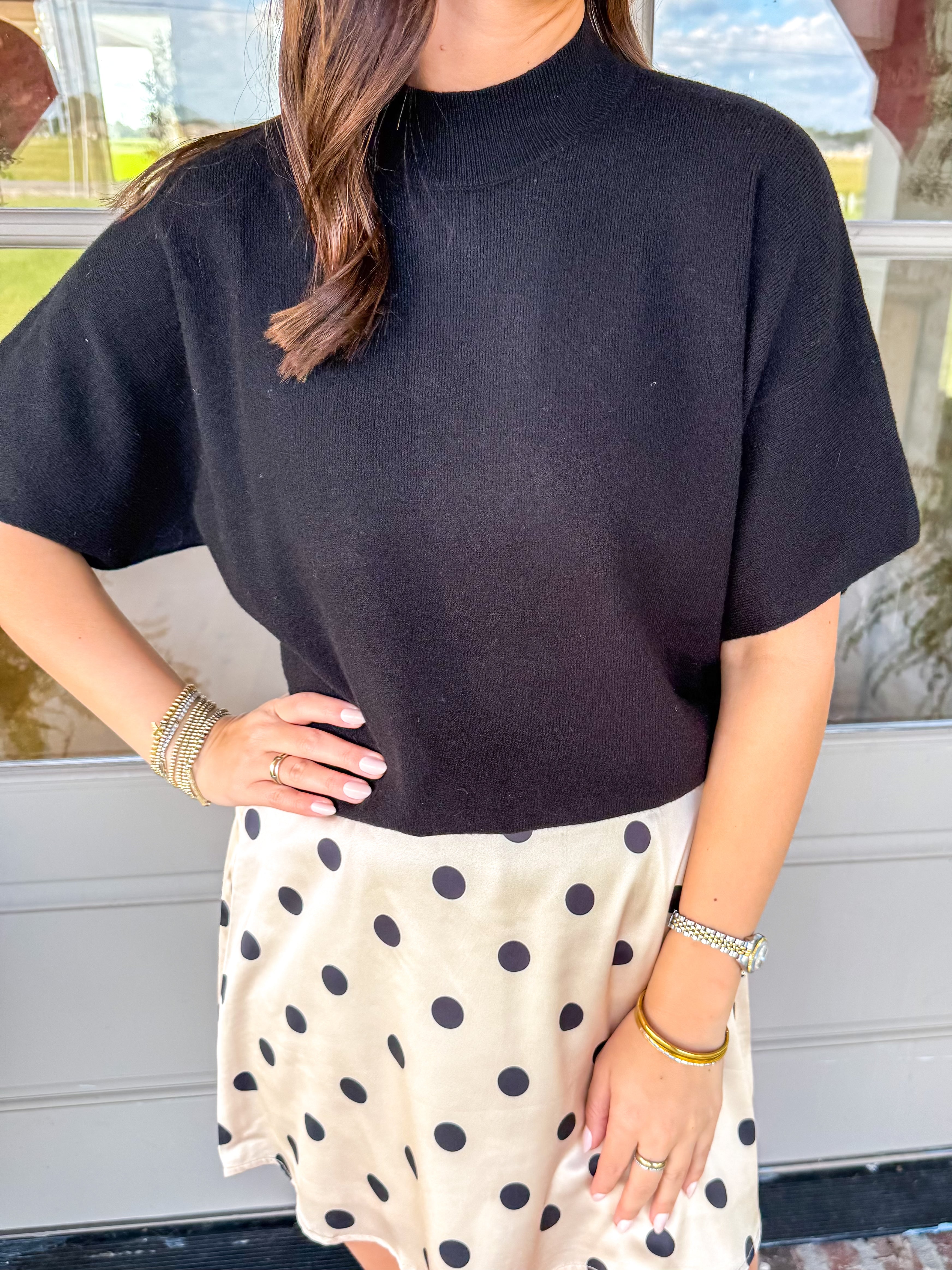 The Dolman Sweater Black