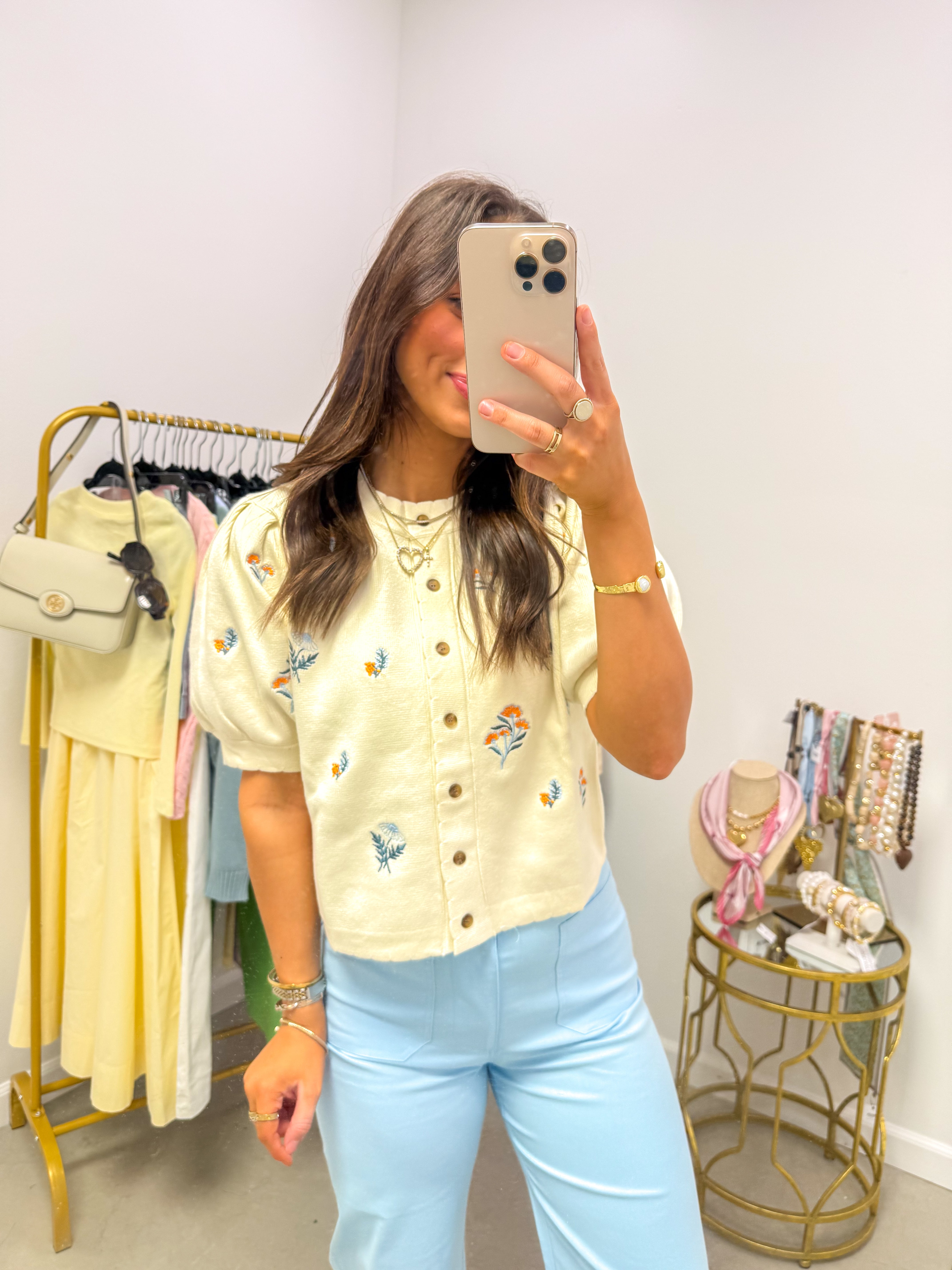 Hallie Floral Dream Sweater Top