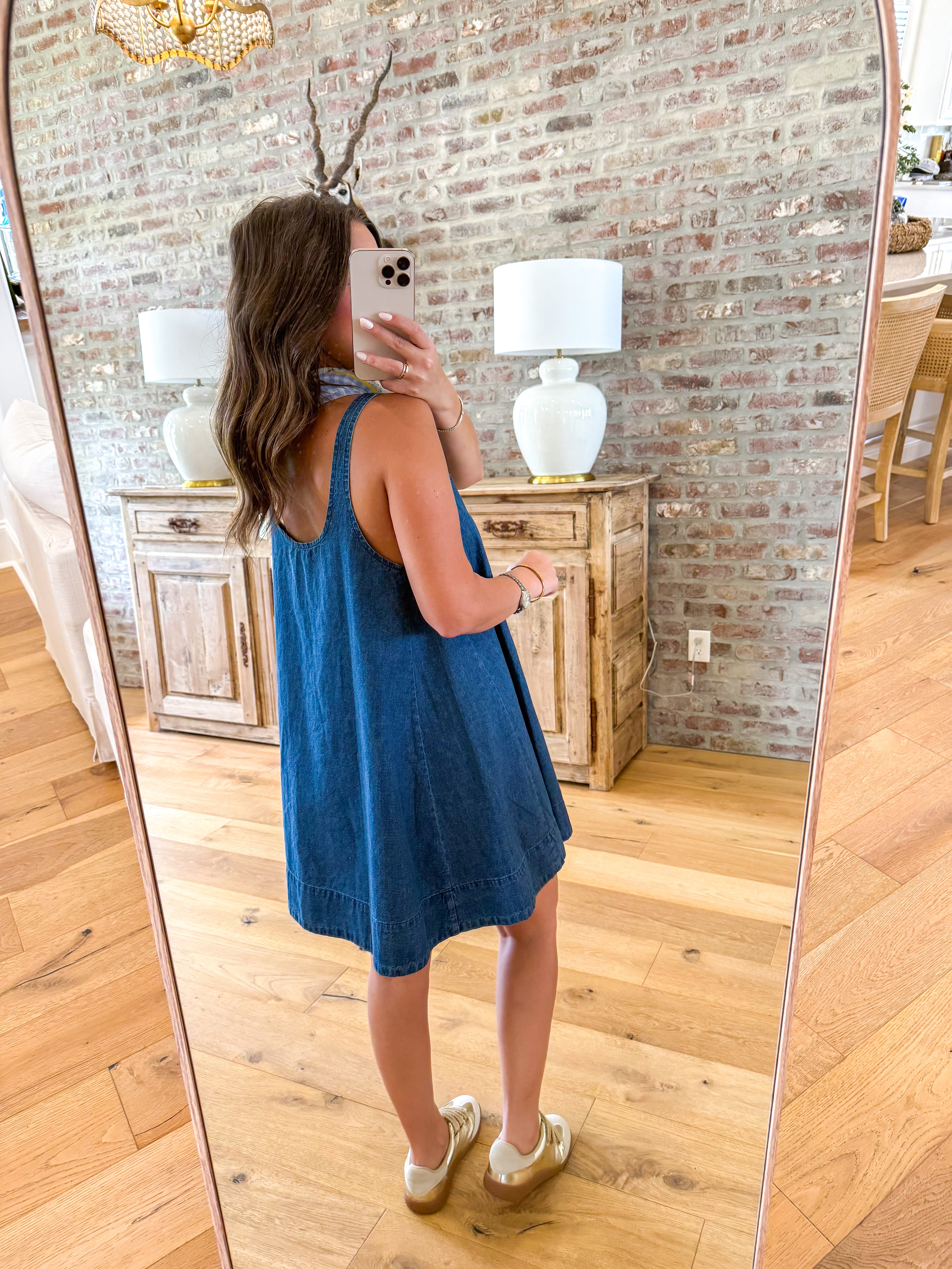 Luci Denim Swing Mini Dress