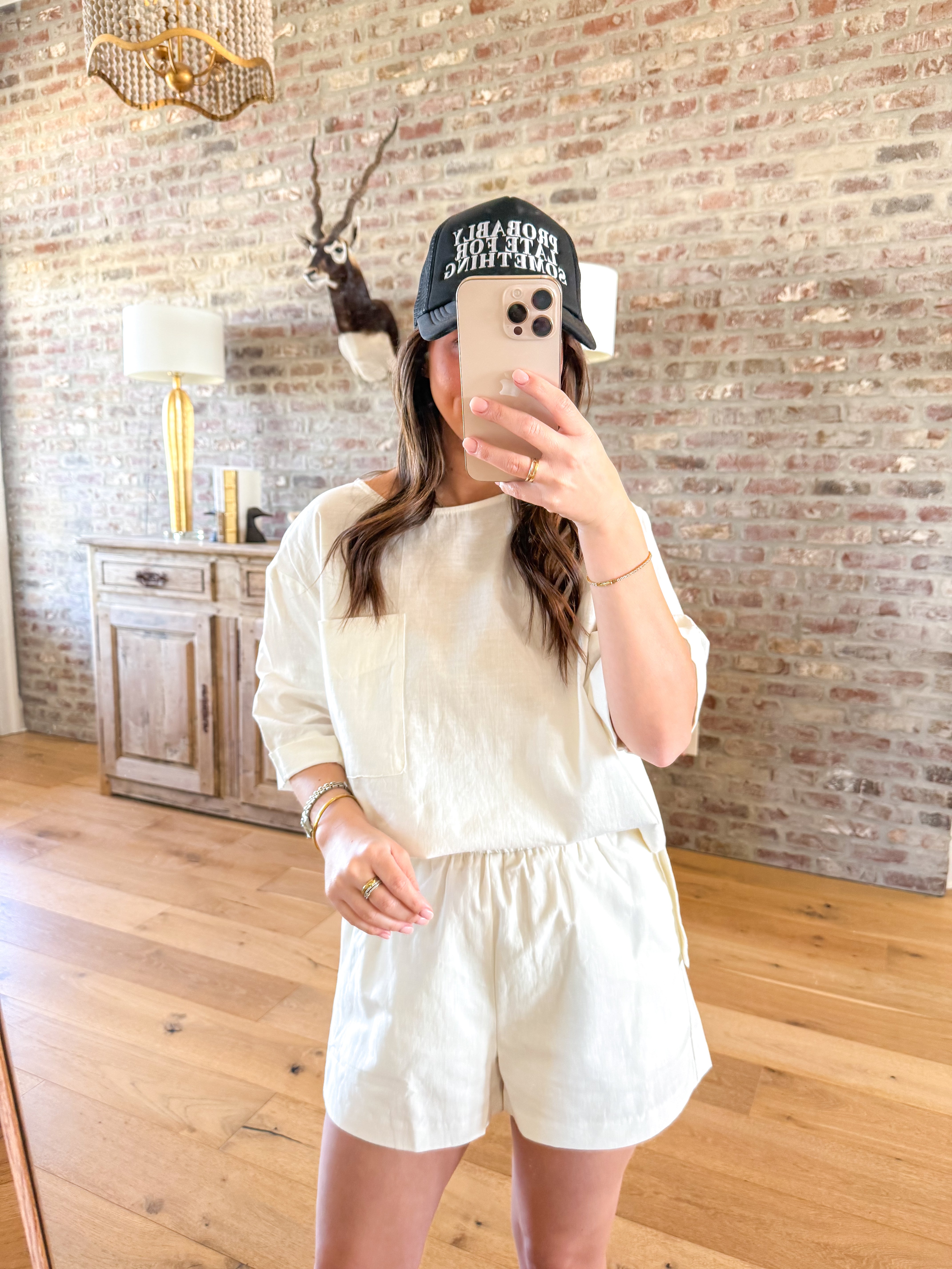 Henry Off White Linen Set