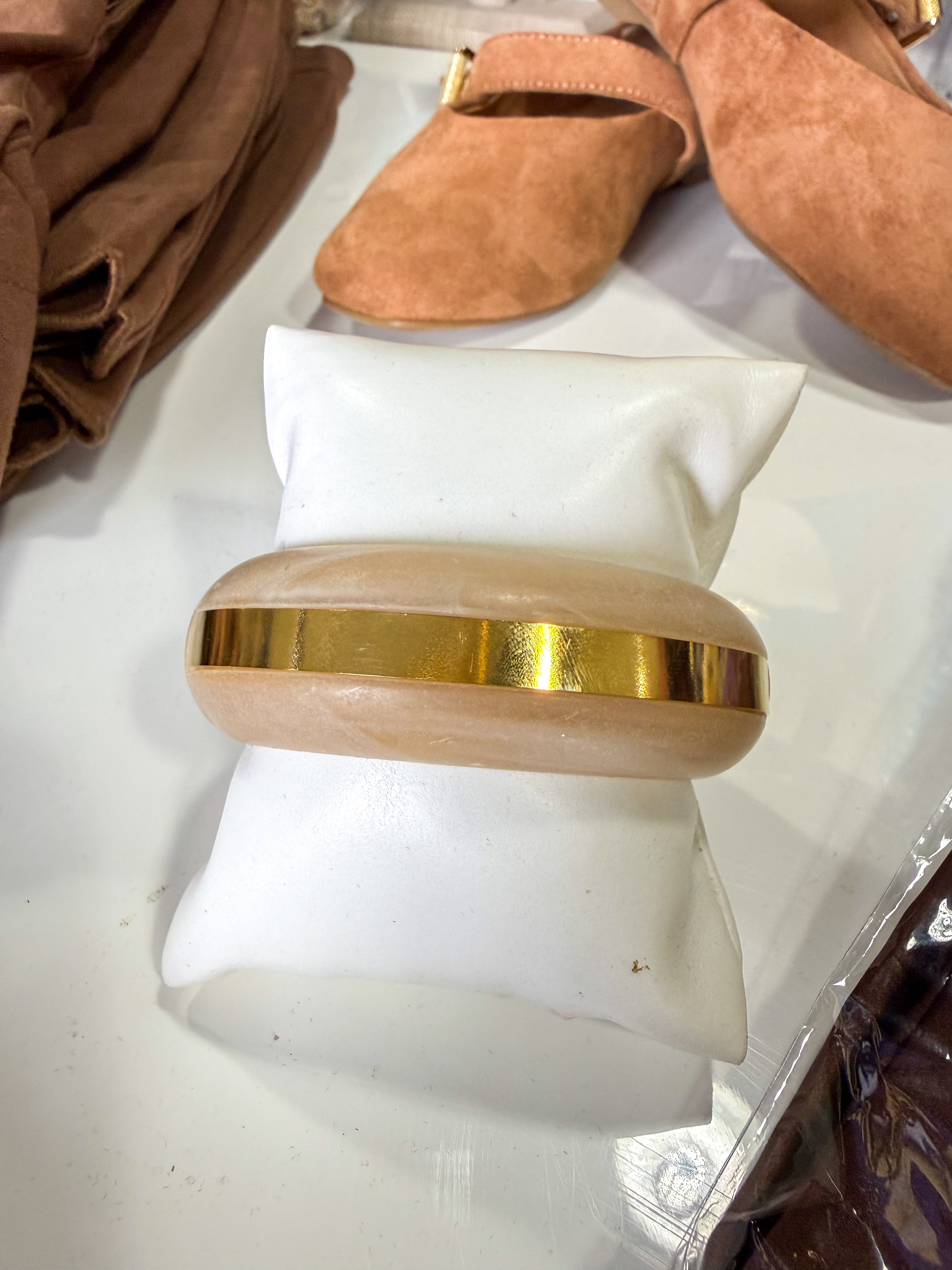 Taupe Gold Bangle