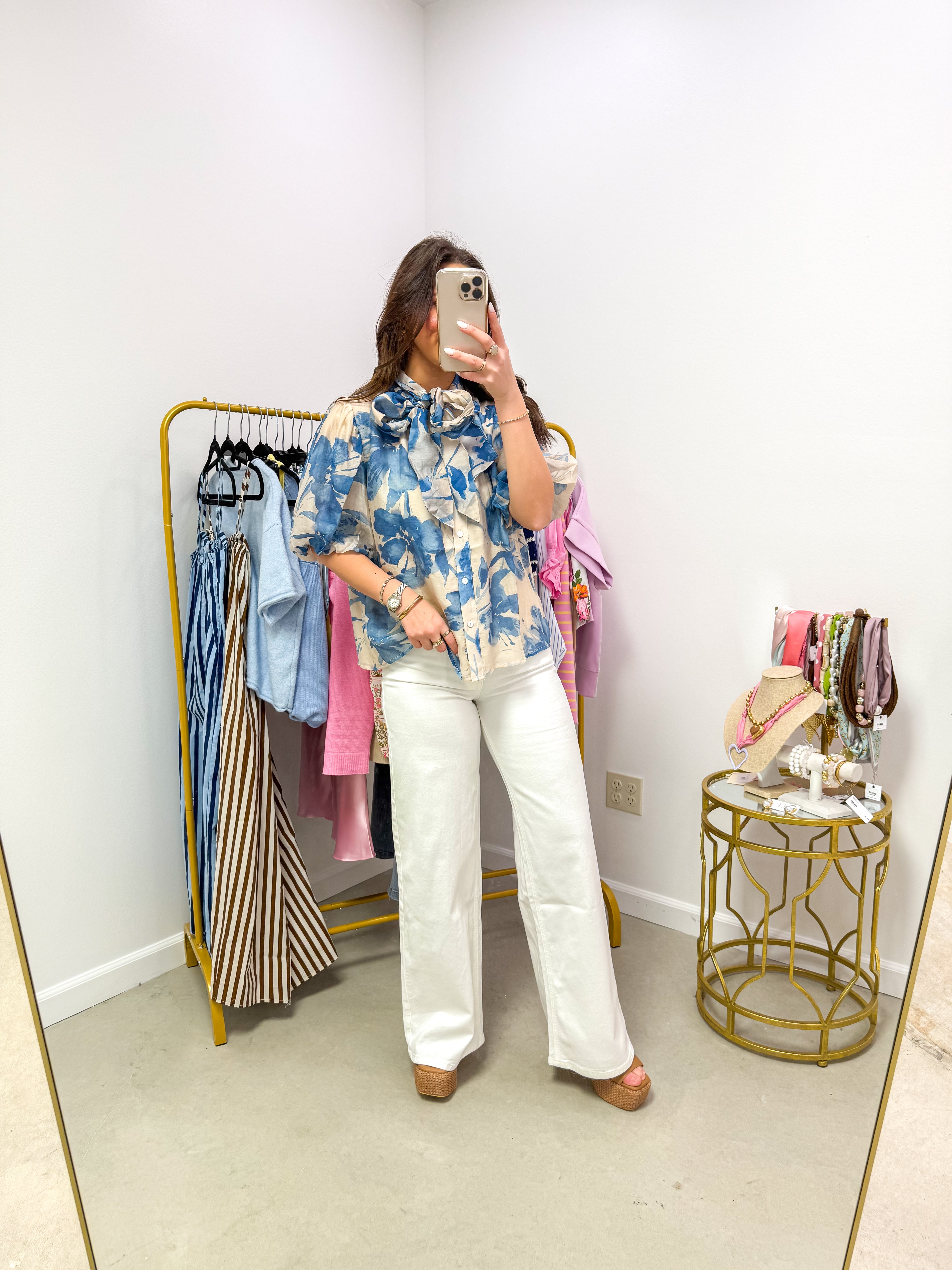 What Makes You Happy Floral Blouse