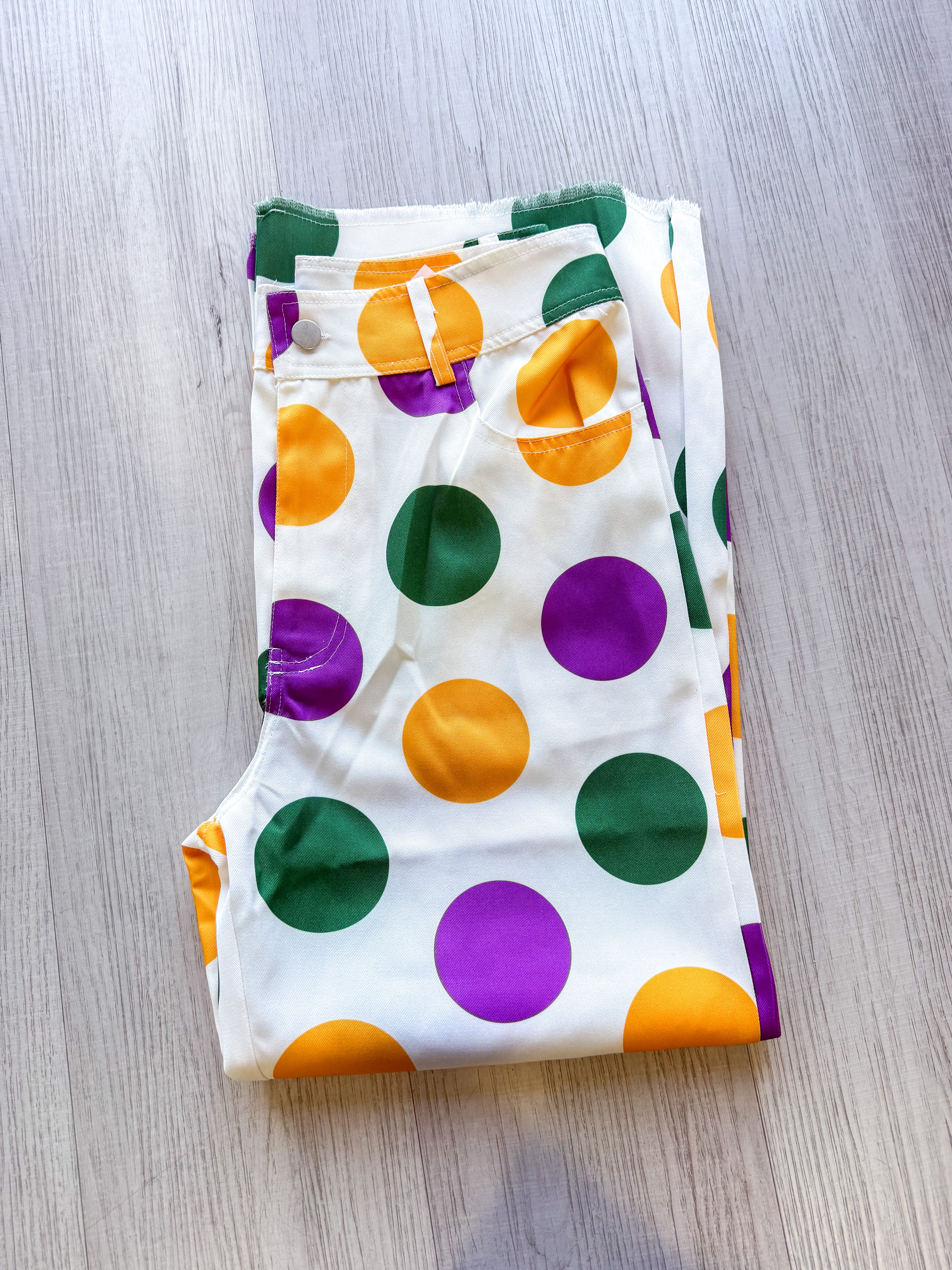 Ivory Polka Dot MG Pant