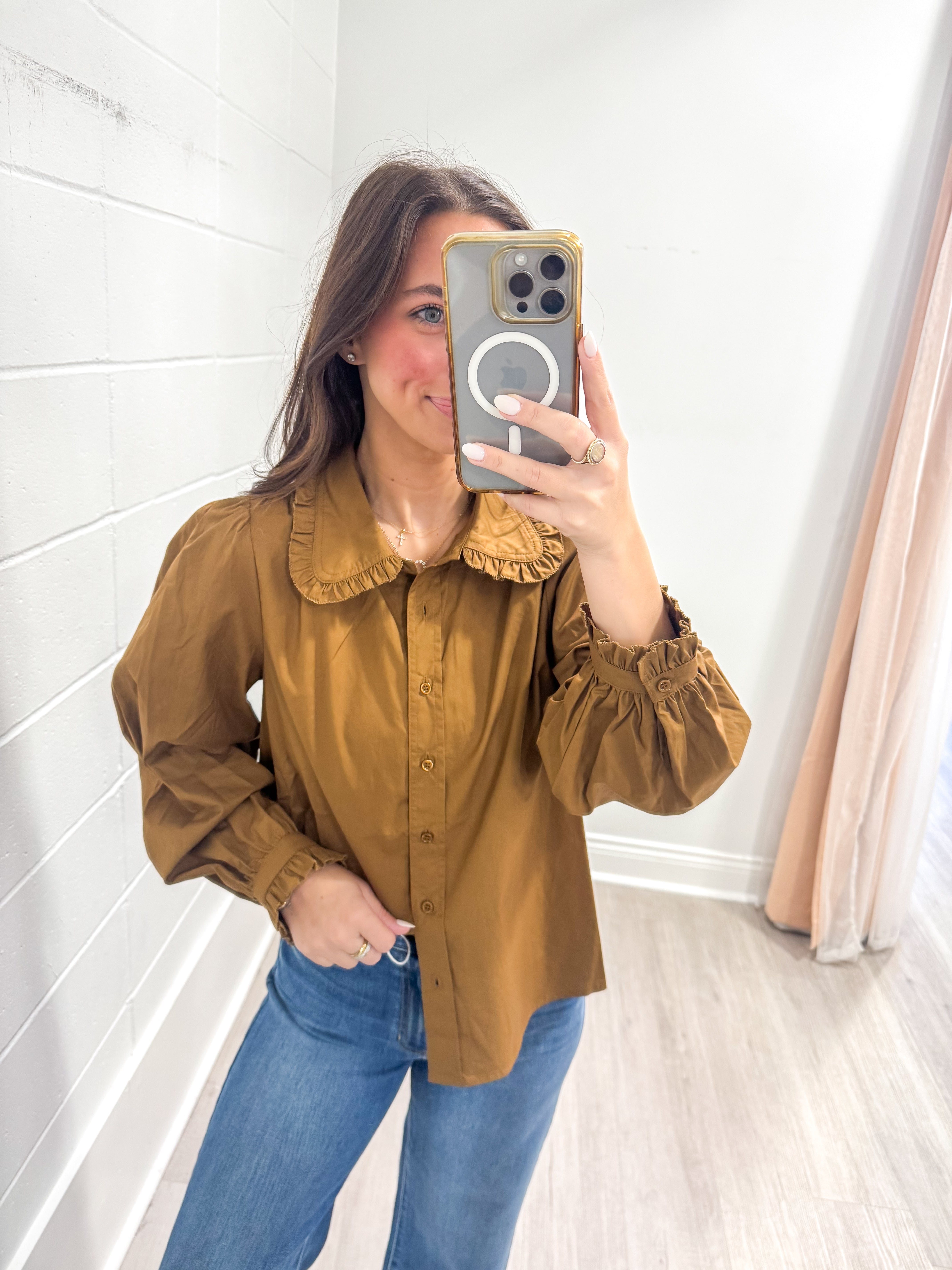 Maplewood Ruffle Blouse