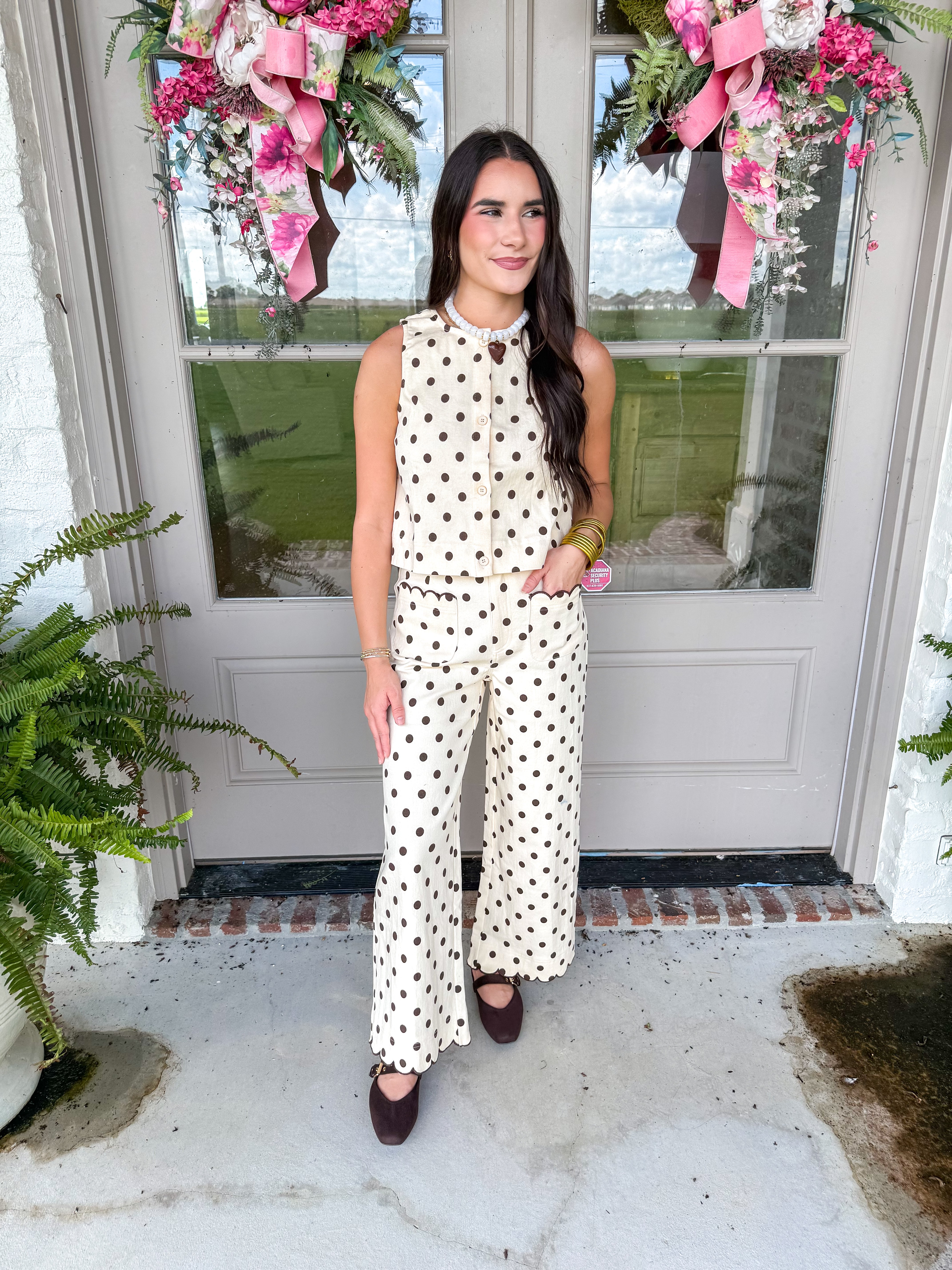 The Dot Spot Sleeveless Top